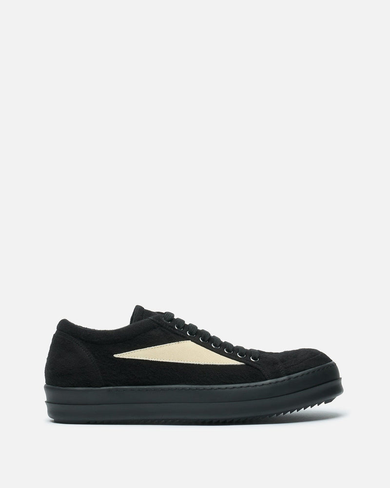 Rick Owens DRKSHDW Men's Sneakers Vintage Sneakers in Black/Milk/Black