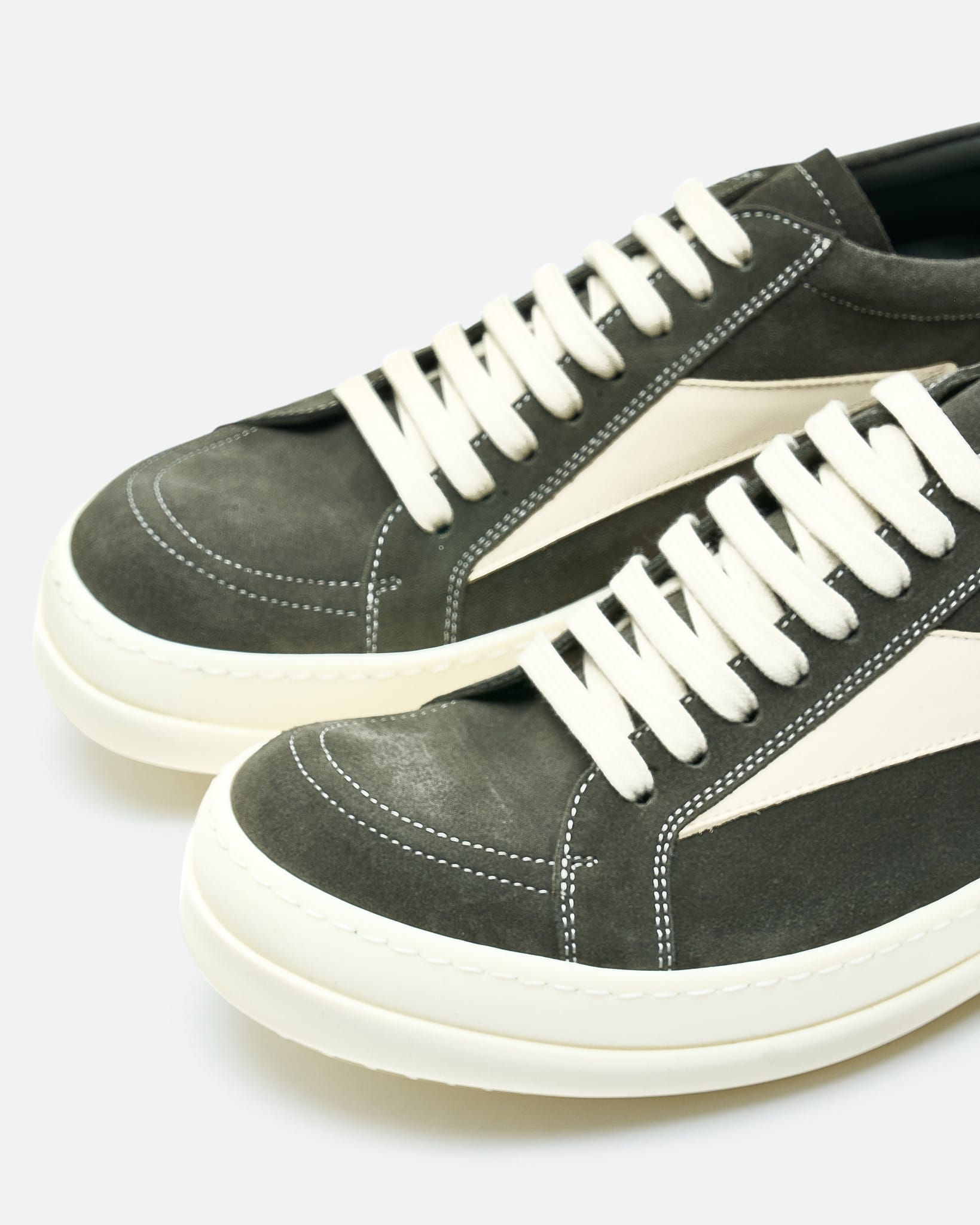Rick Owens Men's Sneakers Vintage Sneakers in Euca/Milk