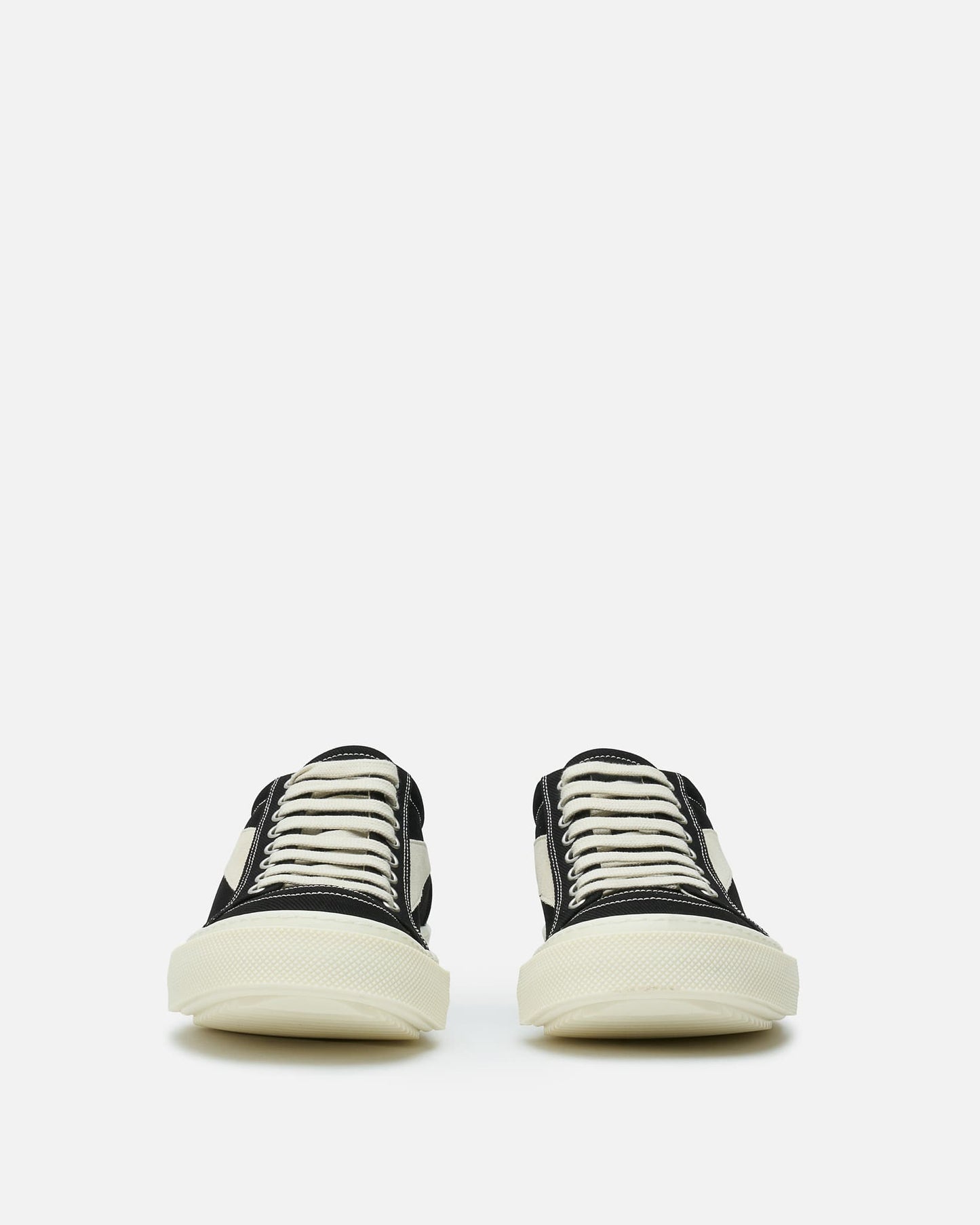 Rick Owens DRKSHDW Men's Sneakers Vintage Sneaks in Black/Milk