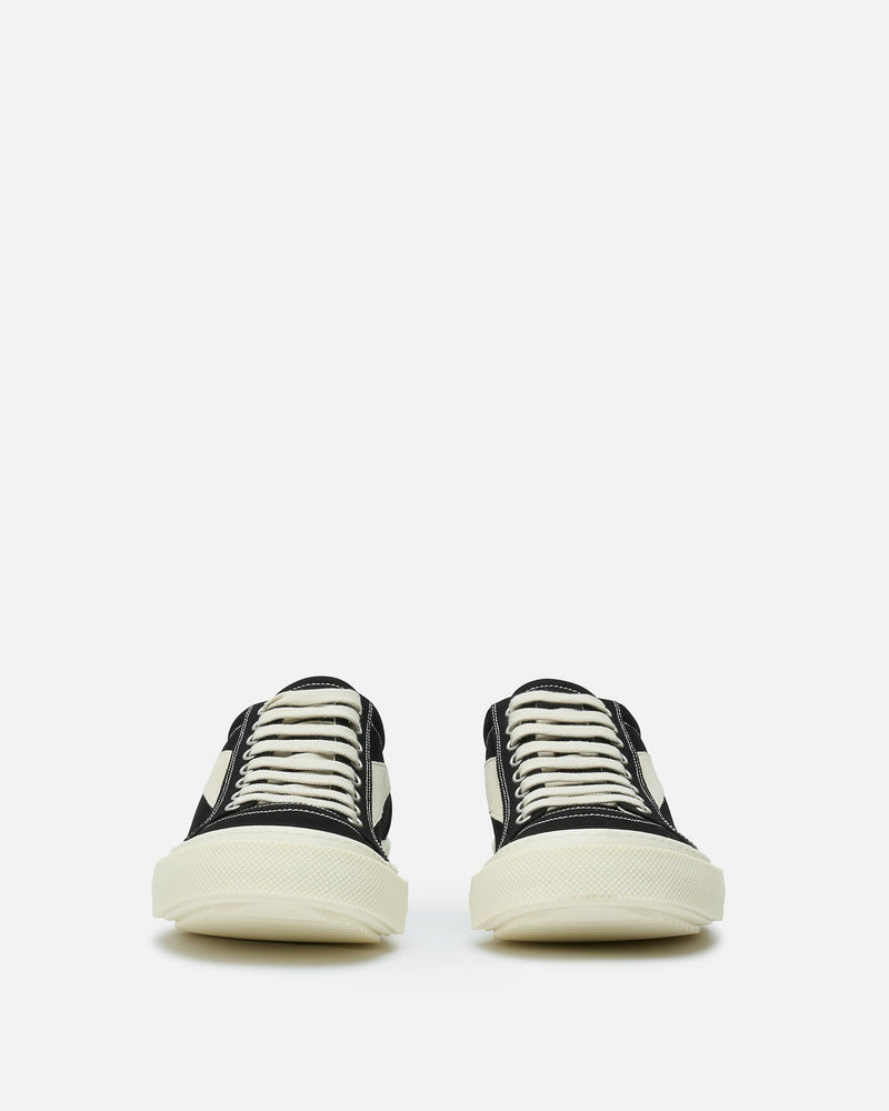 Rick Owens DRKSHDW Men's Sneakers Vintage Sneaks in Black/Milk