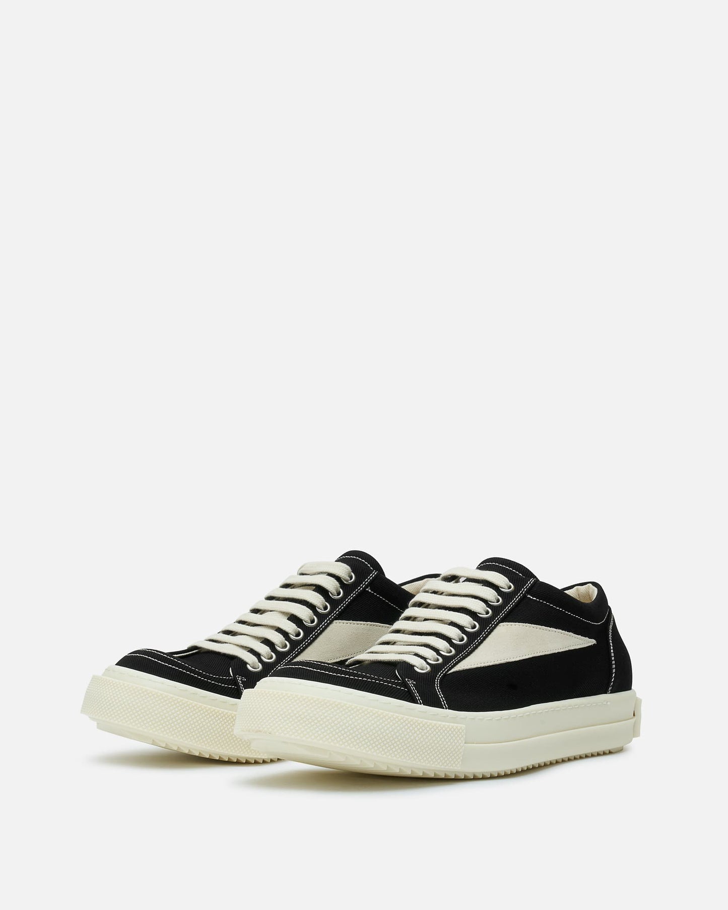 Rick Owens DRKSHDW Men's Sneakers Vintage Sneaks in Black/Milk