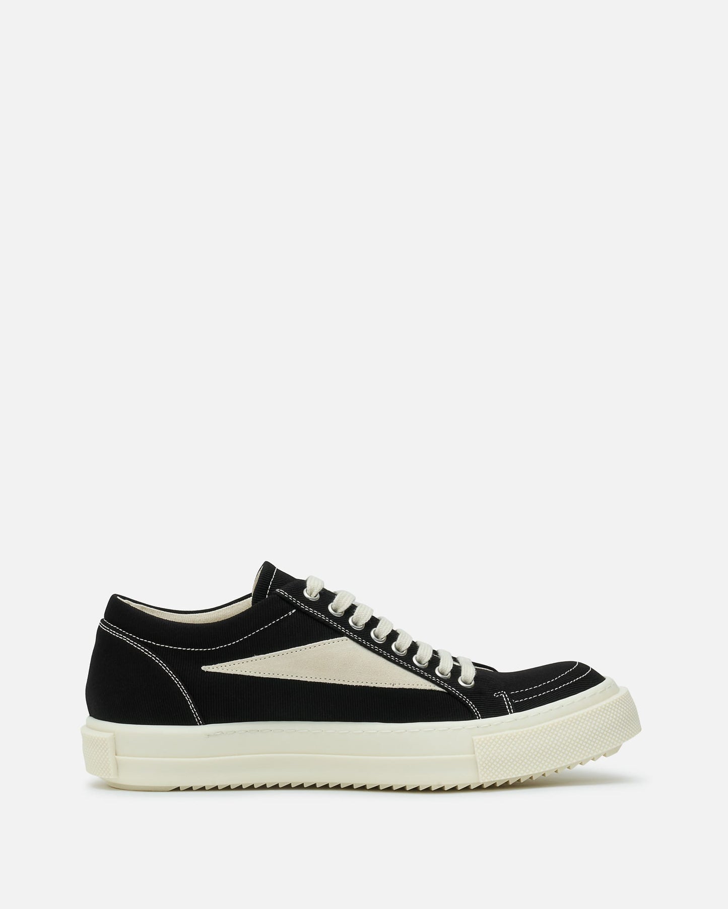 Rick Owens DRKSHDW Men's Sneakers Vintage Sneaks in Black/Milk