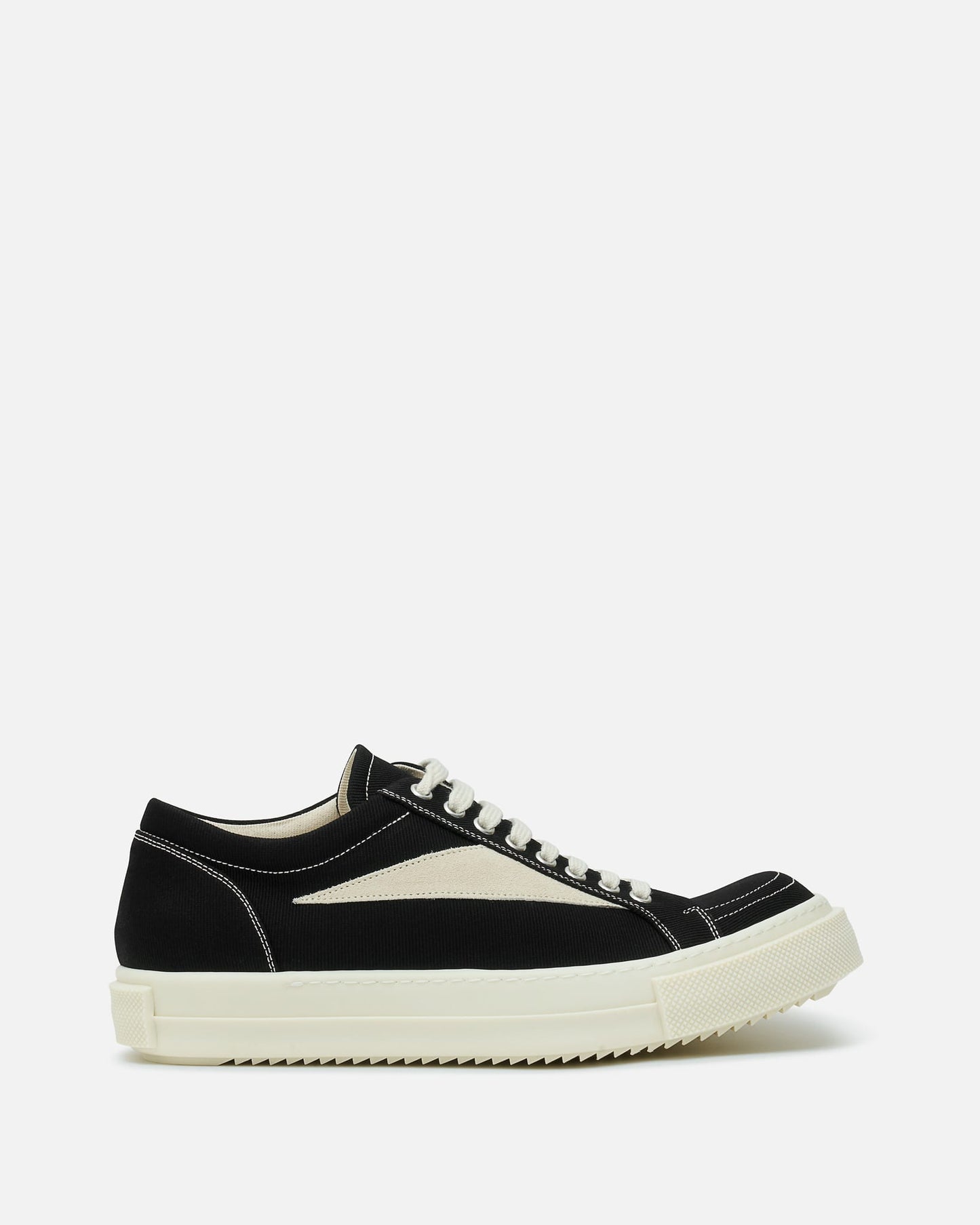 Rick Owens DRKSHDW Men's Sneakers Vintage Sneaks in Black/Milk