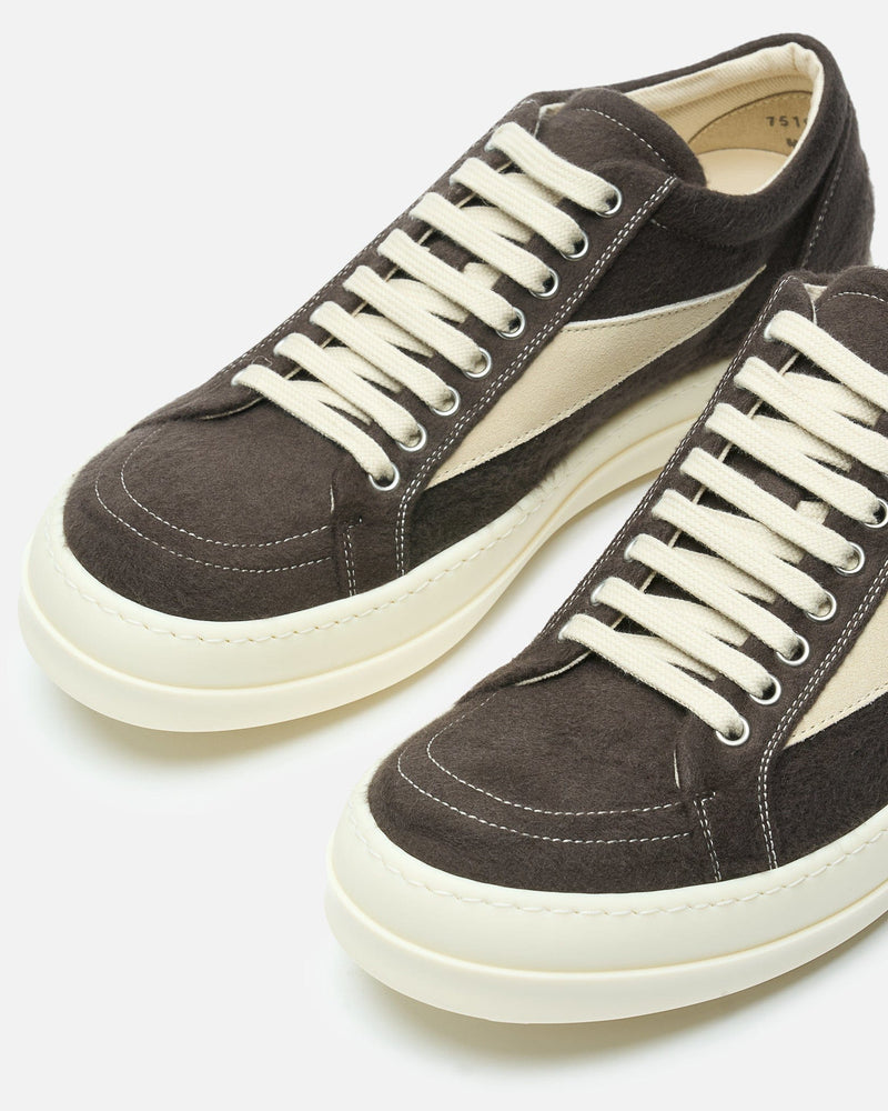 Rick Owens DRKSHDW Men's Sneakers Vintage Sneaks in Dark Dust/Milk