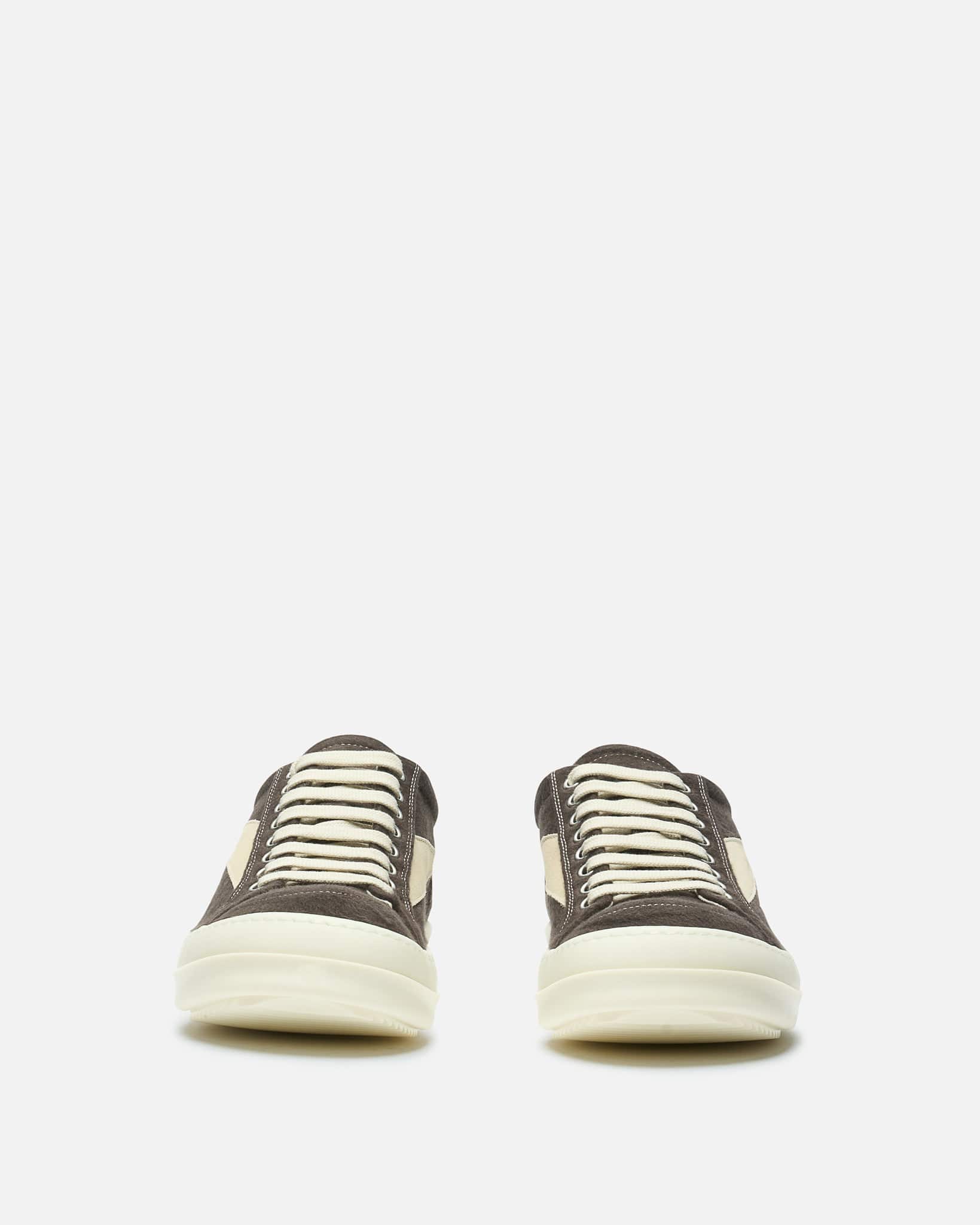 Rick Owens DRKSHDW Men's Sneakers Vintage Sneaks in Dark Dust/Milk