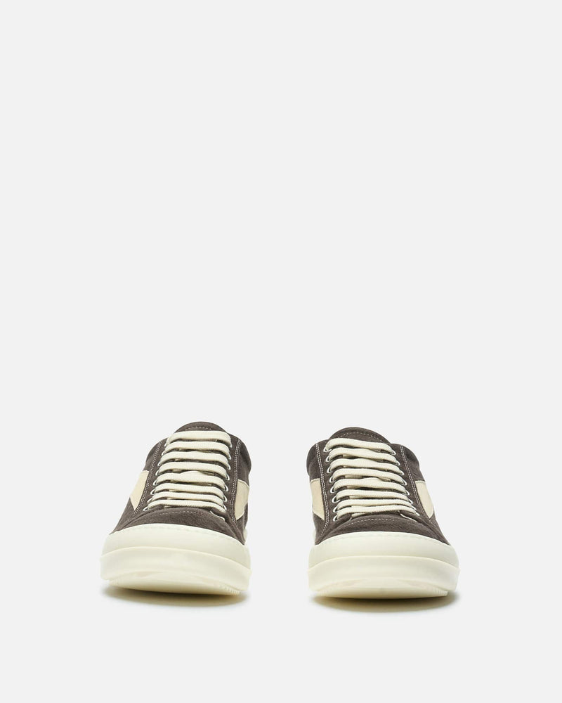 Rick Owens DRKSHDW Men's Sneakers Vintage Sneaks in Dark Dust/Milk