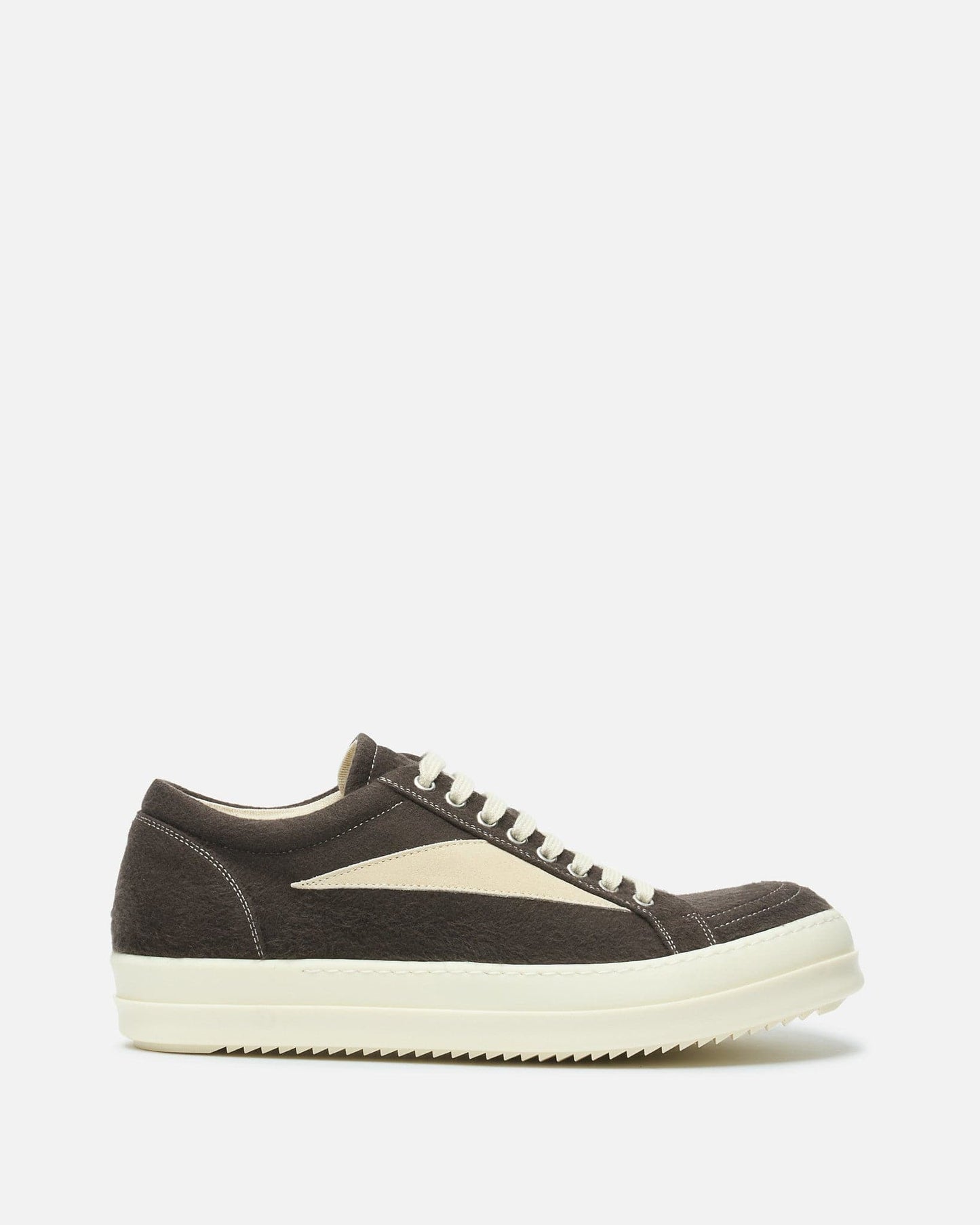 Rick Owens DRKSHDW Men's Sneakers Vintage Sneaks in Dark Dust/Milk