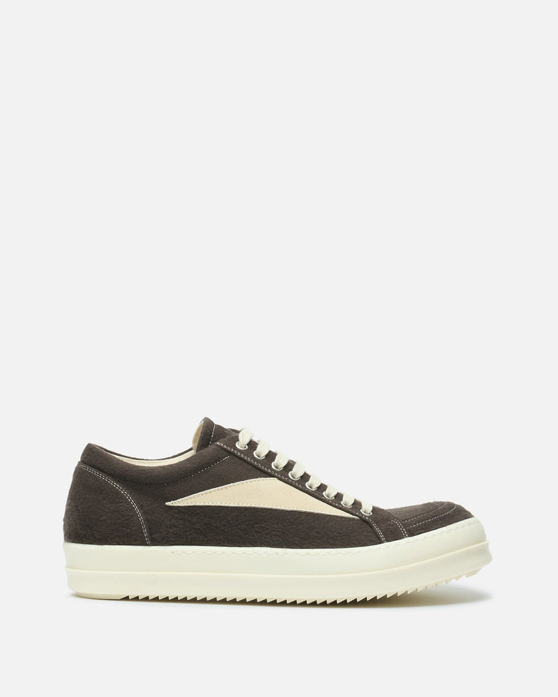 Rick Owens DRKSHDW Men's Sneakers Vintage Sneaks in Dark Dust/Milk