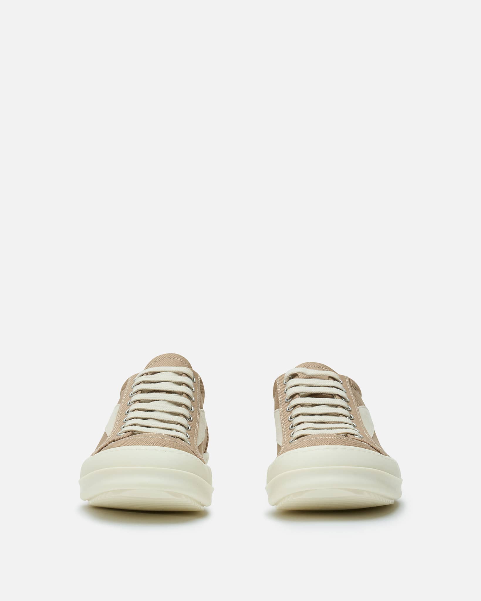 Rick Owens DRKSHDW Men's Sneakers Vintage Sneaks in Flesh/Milk