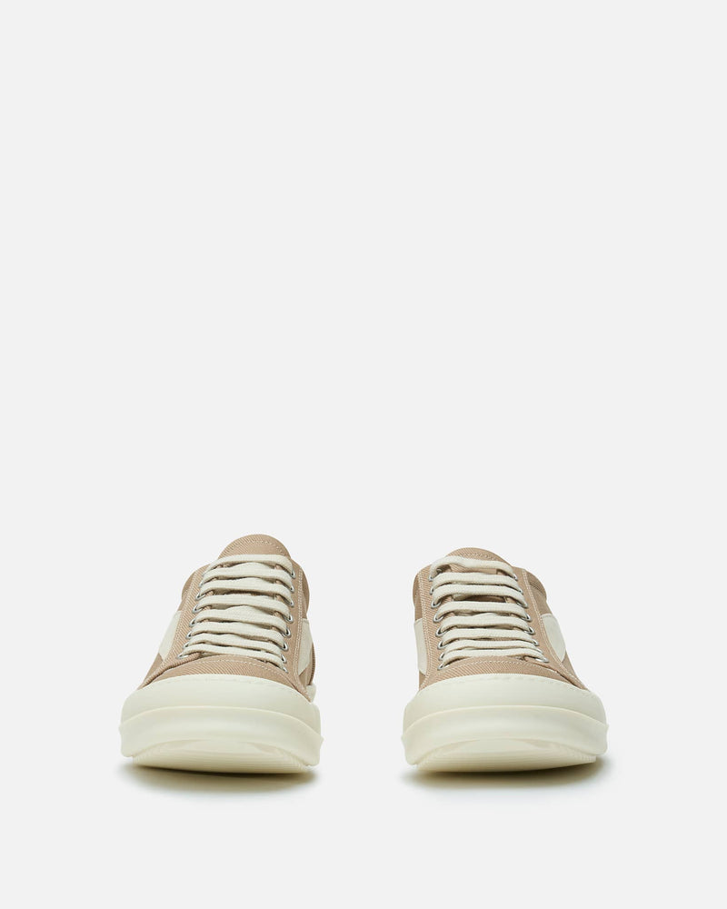 Rick Owens DRKSHDW Men's Sneakers Vintage Sneaks in Flesh/Milk