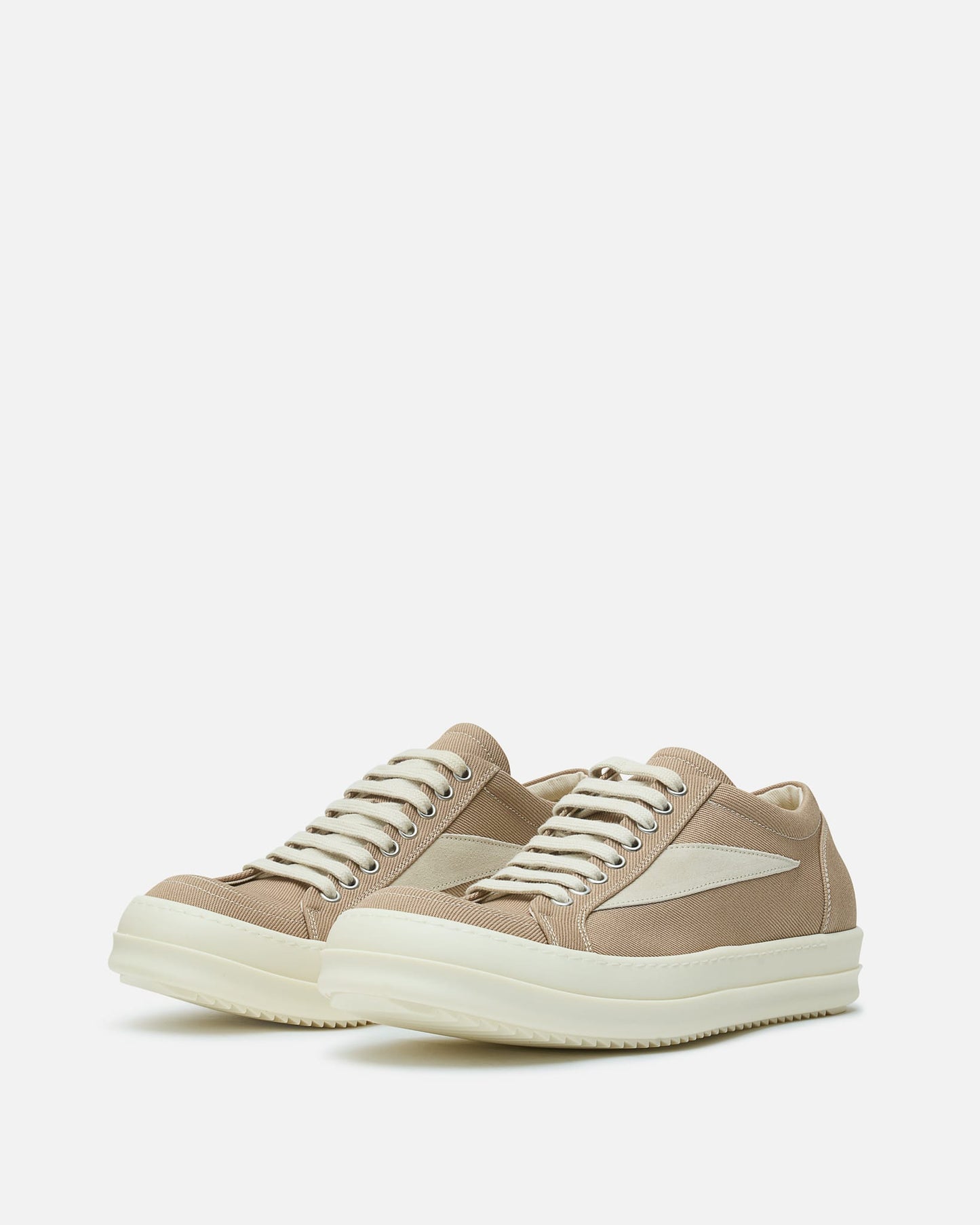 Rick Owens DRKSHDW Men's Sneakers Vintage Sneaks in Flesh/Milk