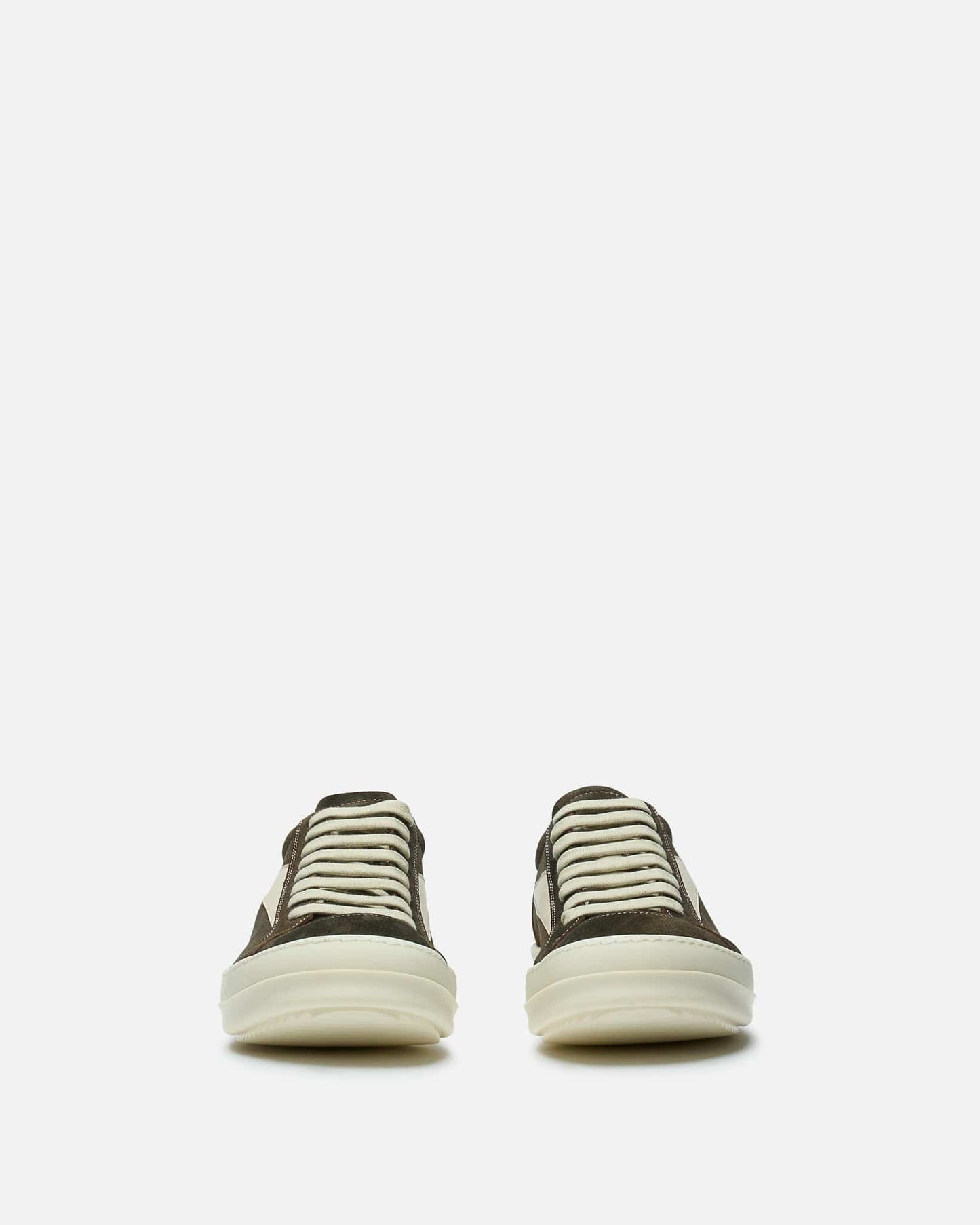 Rick Owens Men's Shoes Vintage Sneaks in Indigo/Milk