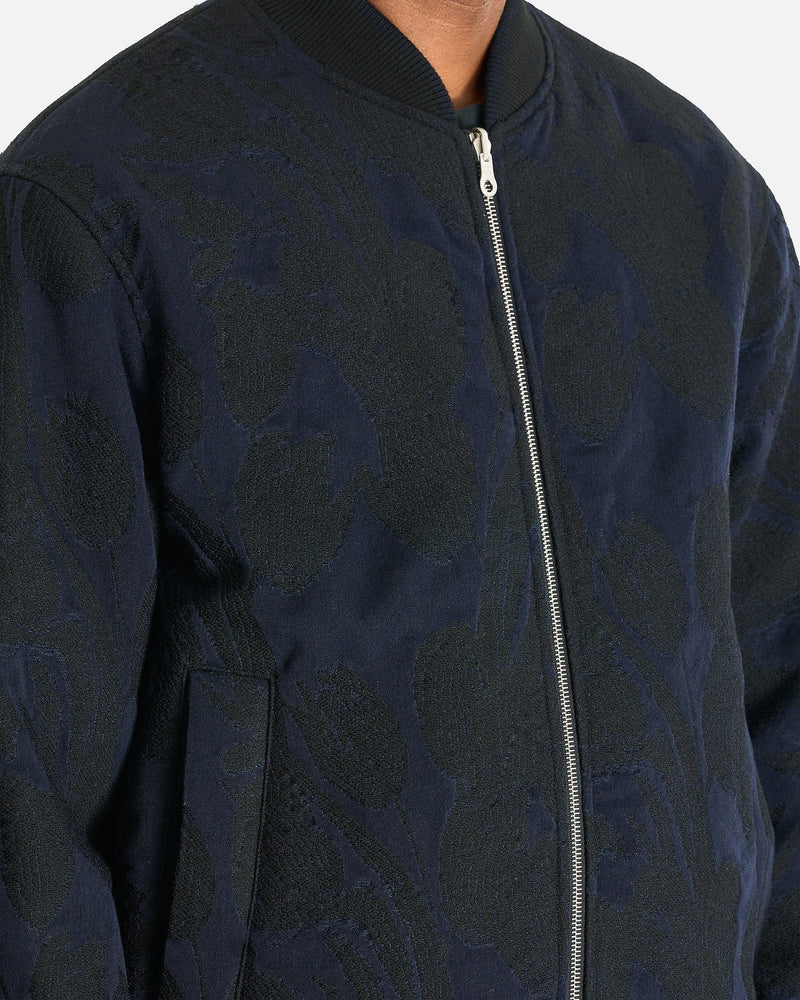 Dries Van Noten Men's Jackets M Volker Rev Jacket in Navy