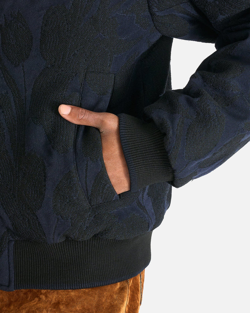 Dries Van Noten Men's Jackets M Volker Rev Jacket in Navy