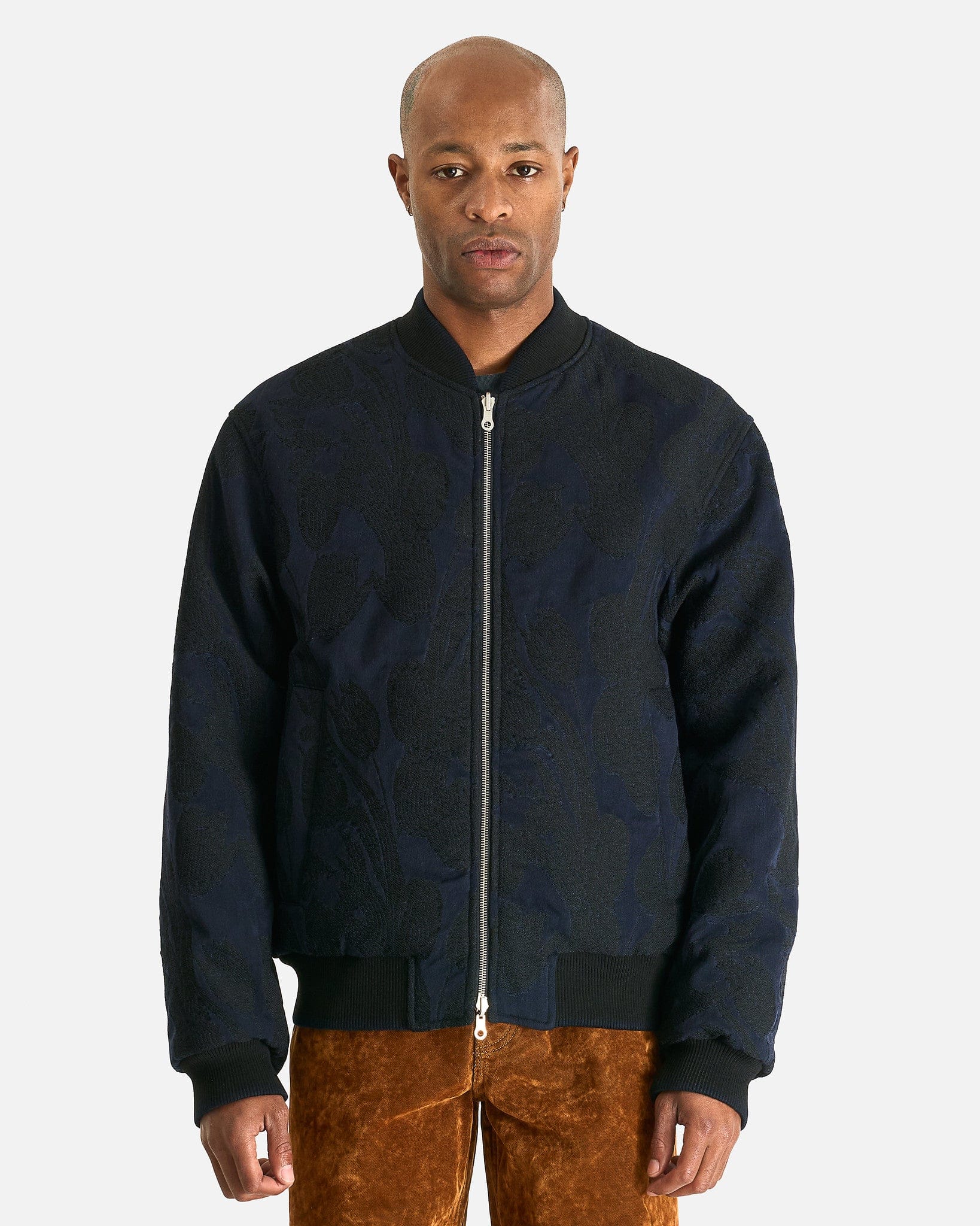 Dries Van Noten Men's Jackets M Volker Rev Jacket in Navy