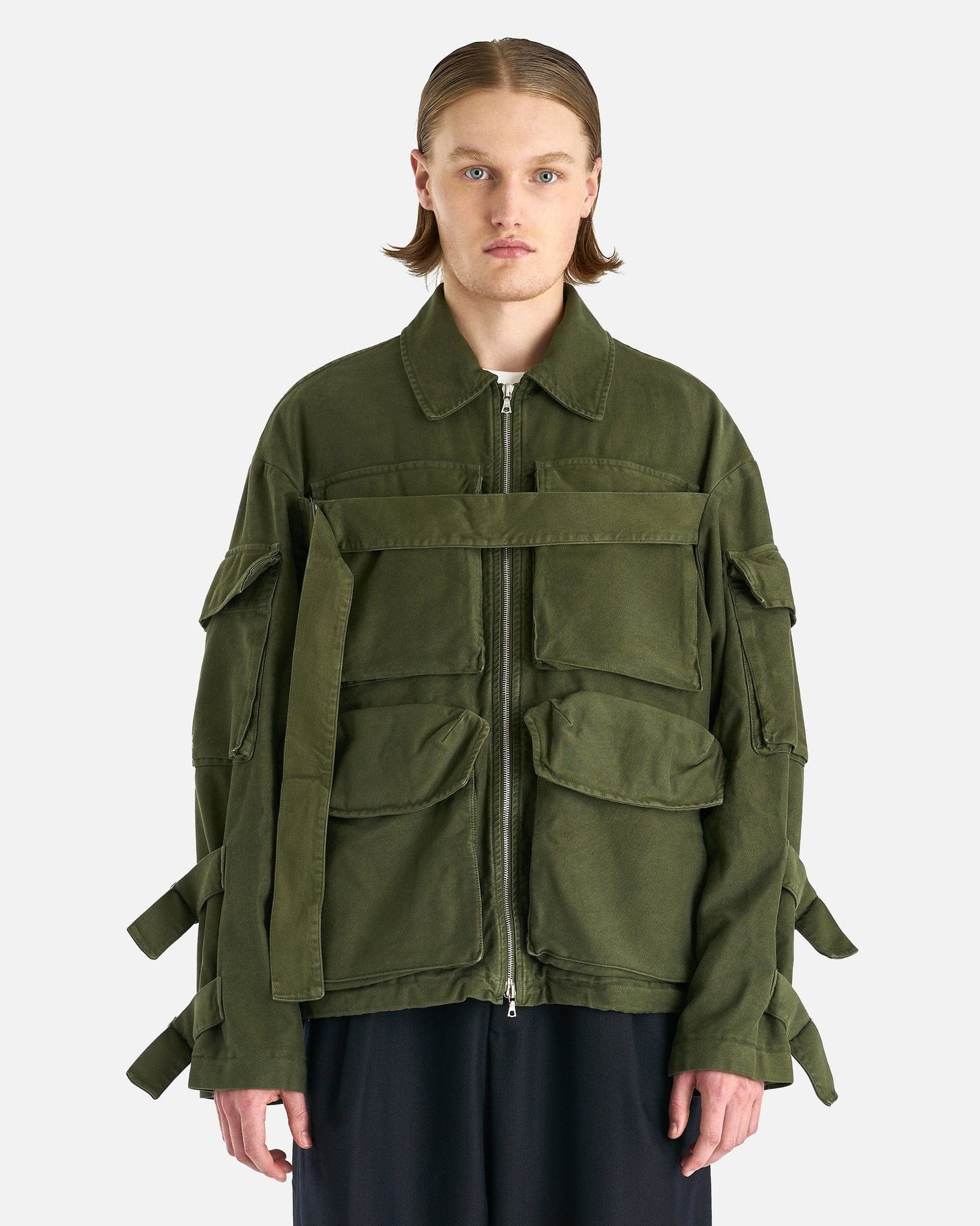 Dries Van Noten Men's Jackets Vonac Jacket in Khaki
