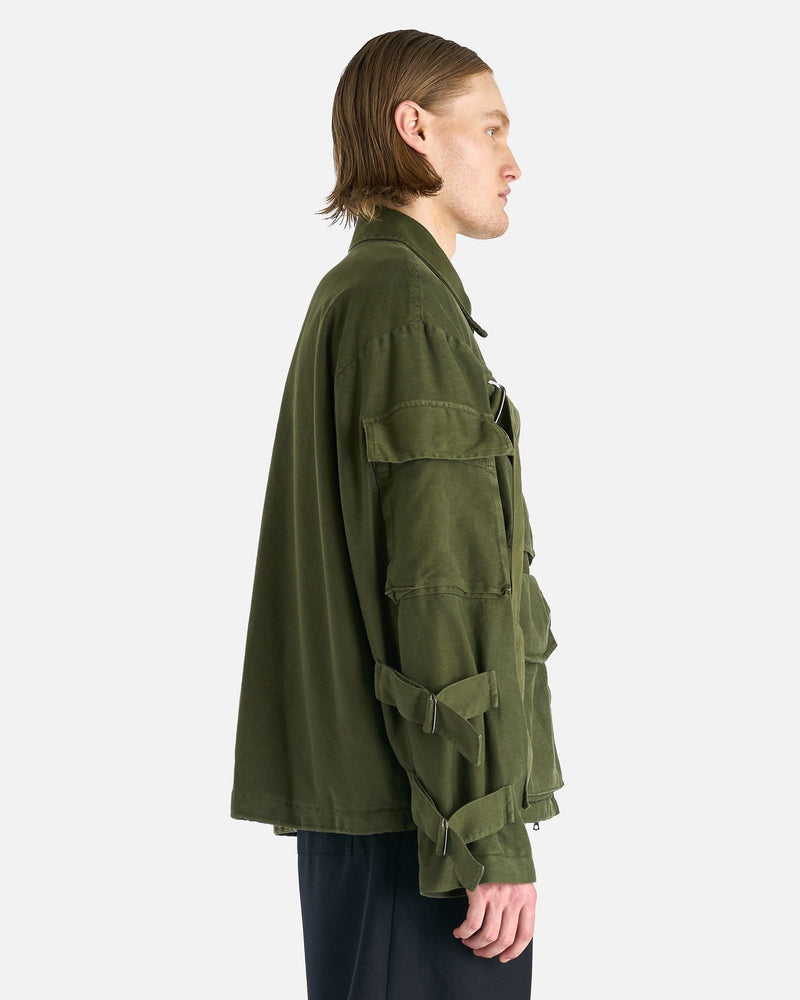 Dries Van Noten Men's Jackets Vonac Jacket in Khaki