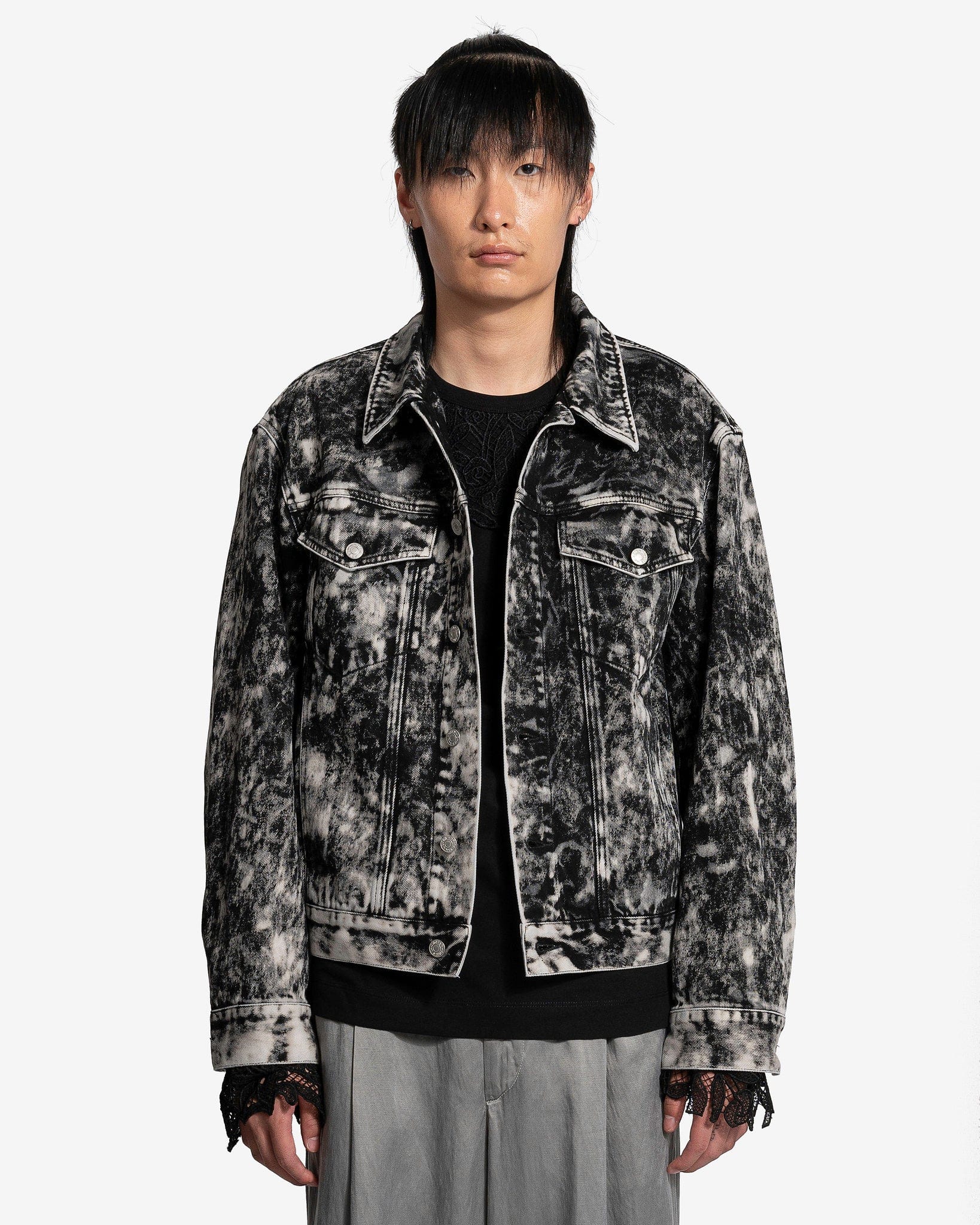 Dries Van Noten Men's Jackets Vuskin Jacket in Black