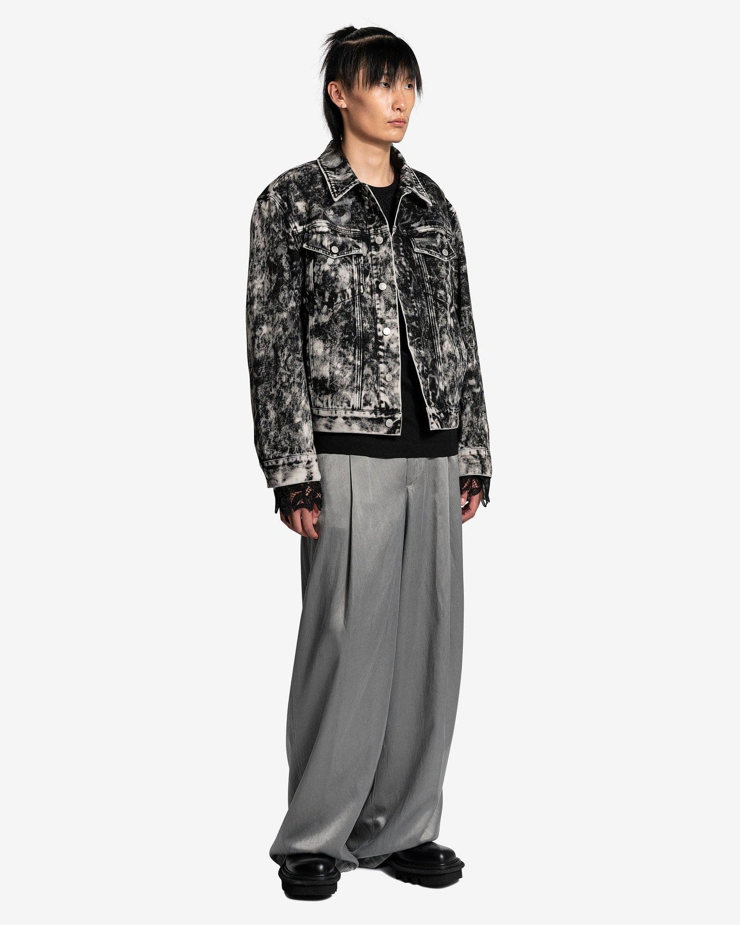 Dries Van Noten Men's Jackets Vuskin Jacket in Black