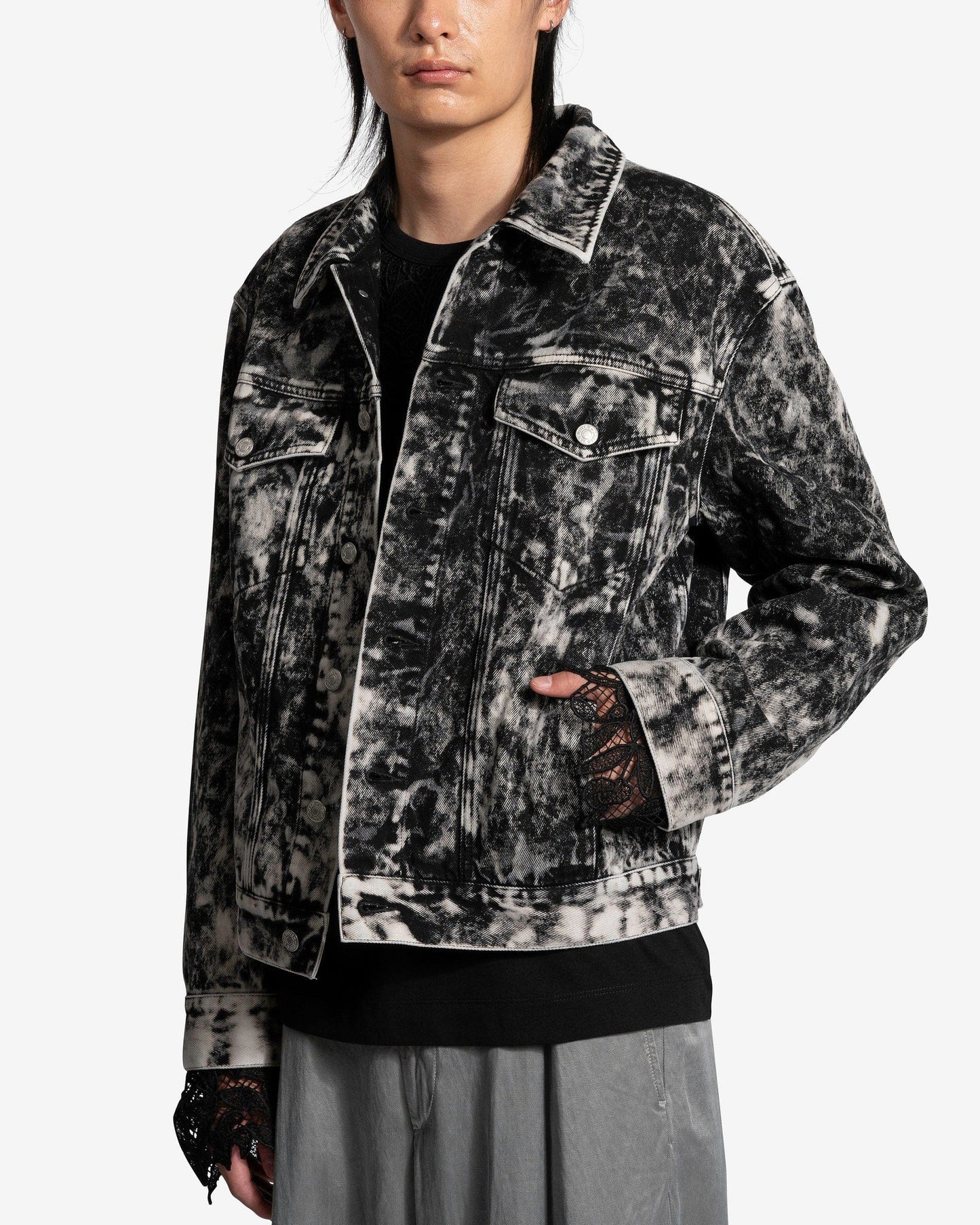 Dries Van Noten Men's Jackets Vuskin Jacket in Black