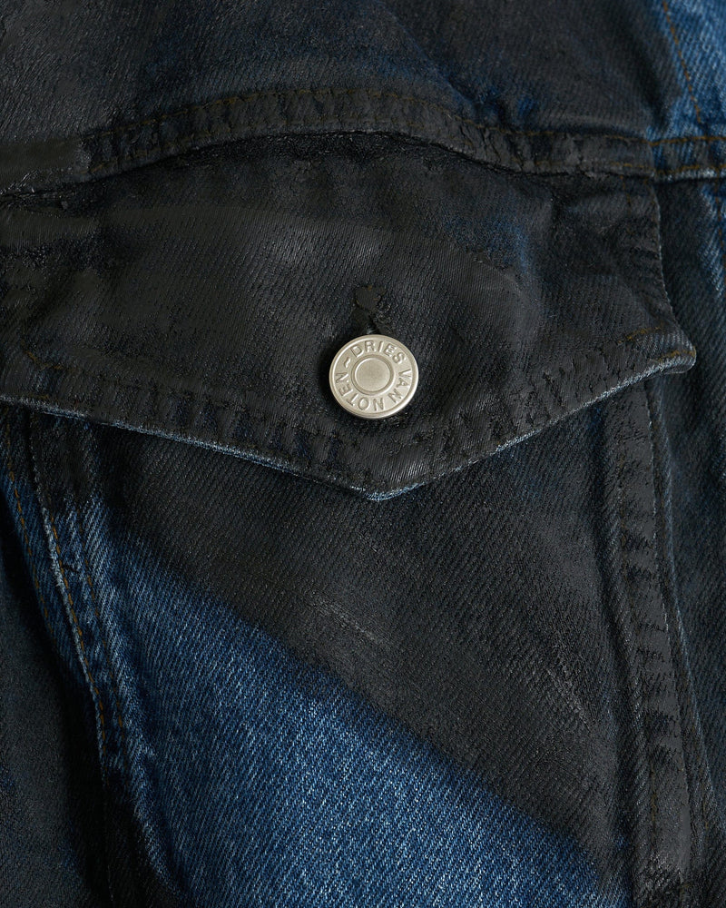 Dries Van Noten Men's Jackets Vuskin SC Jacket in Blue