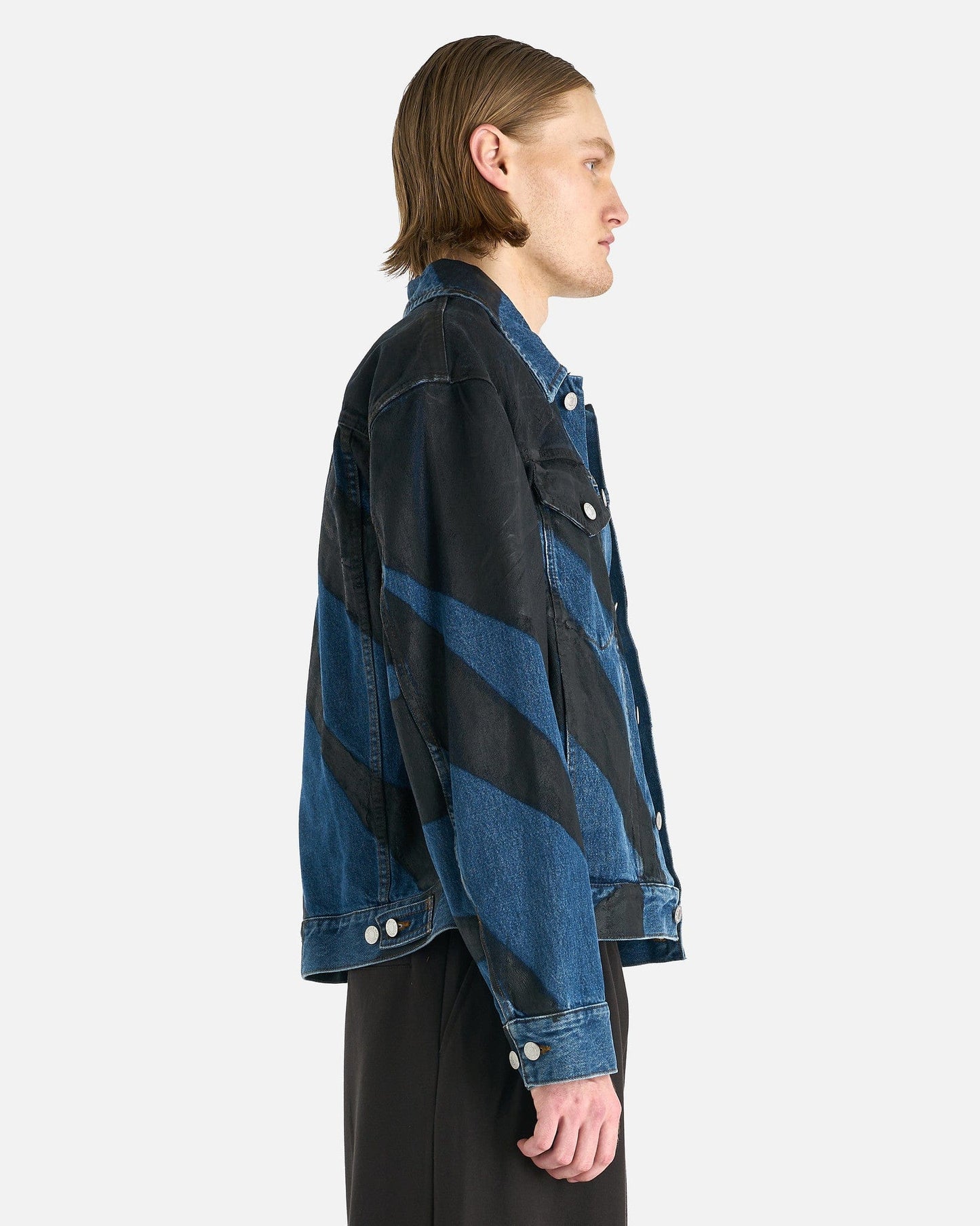 Dries Van Noten Men's Jackets Vuskin SC Jacket in Blue