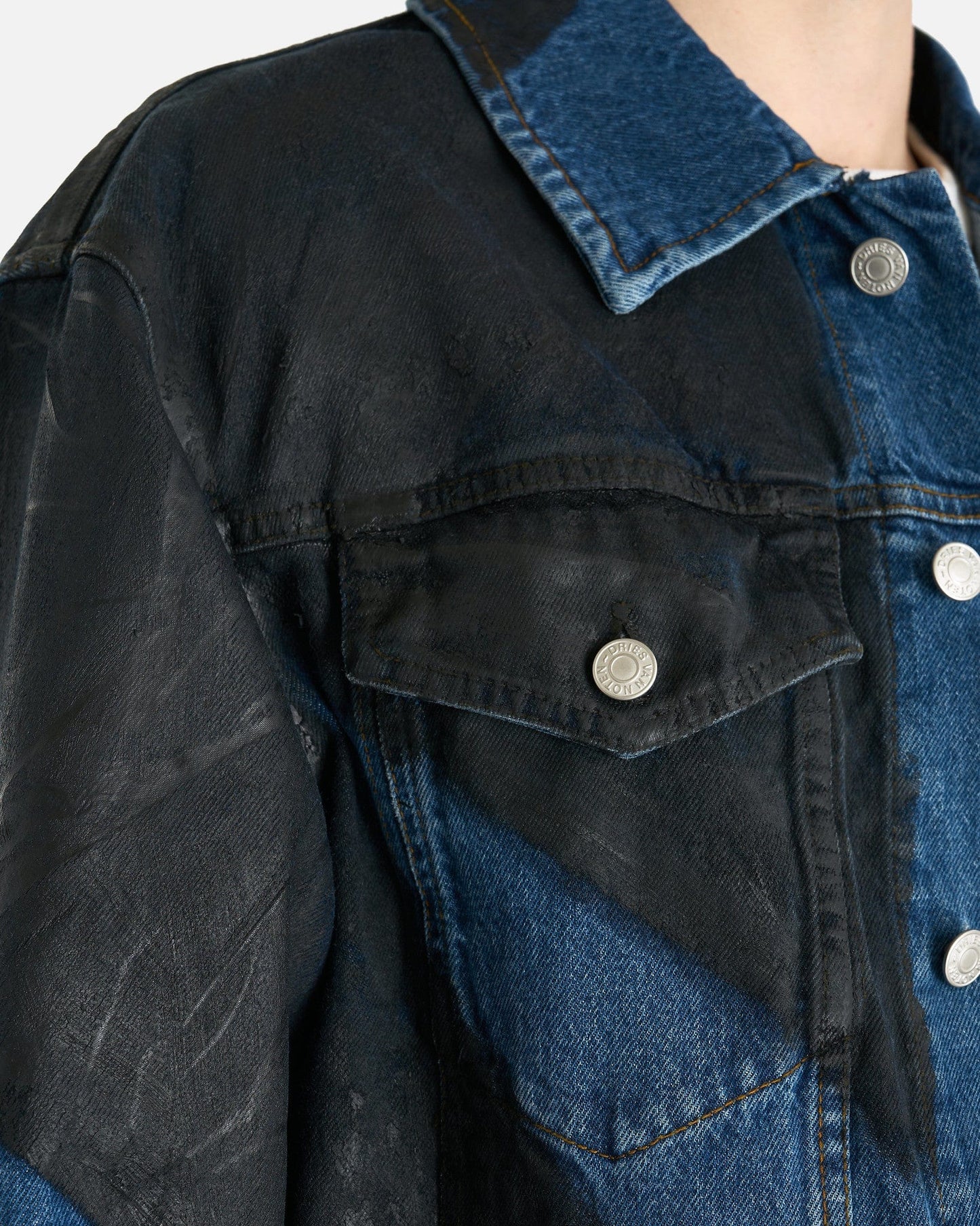Dries Van Noten Men's Jackets Vuskin SC Jacket in Blue