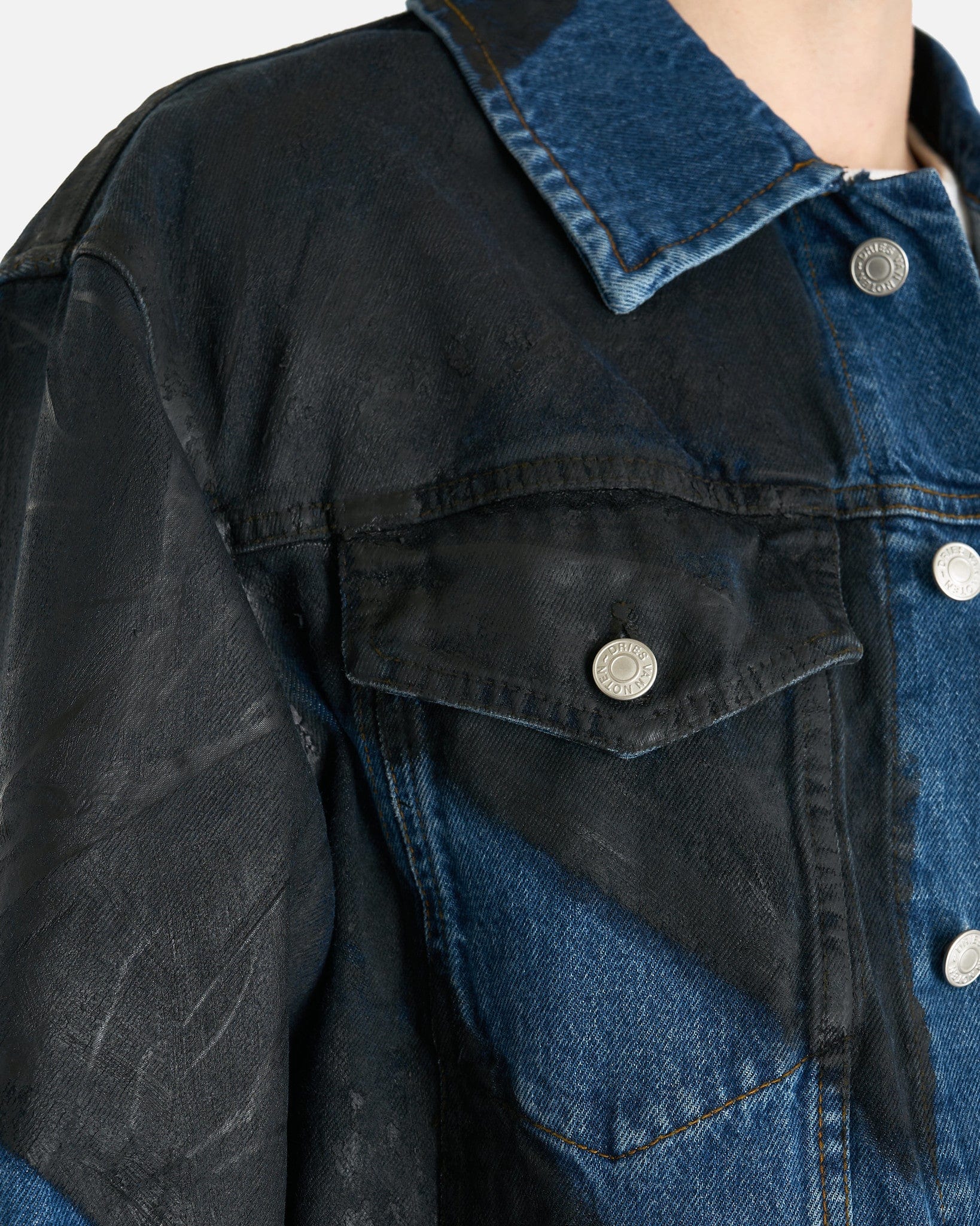 Dries Van Noten Men's Jackets Vuskin SC Jacket in Blue