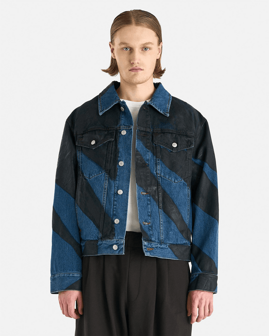 Dries Van Noten Men's Jackets Vuskin SC Jacket in Blue