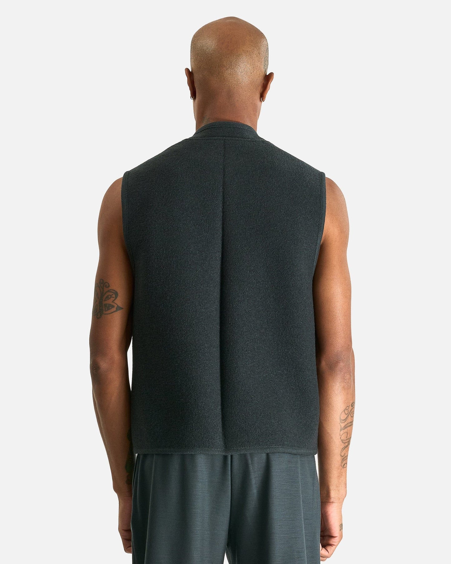 Rier Men's Tops Walker Gilet in Plombe Felted