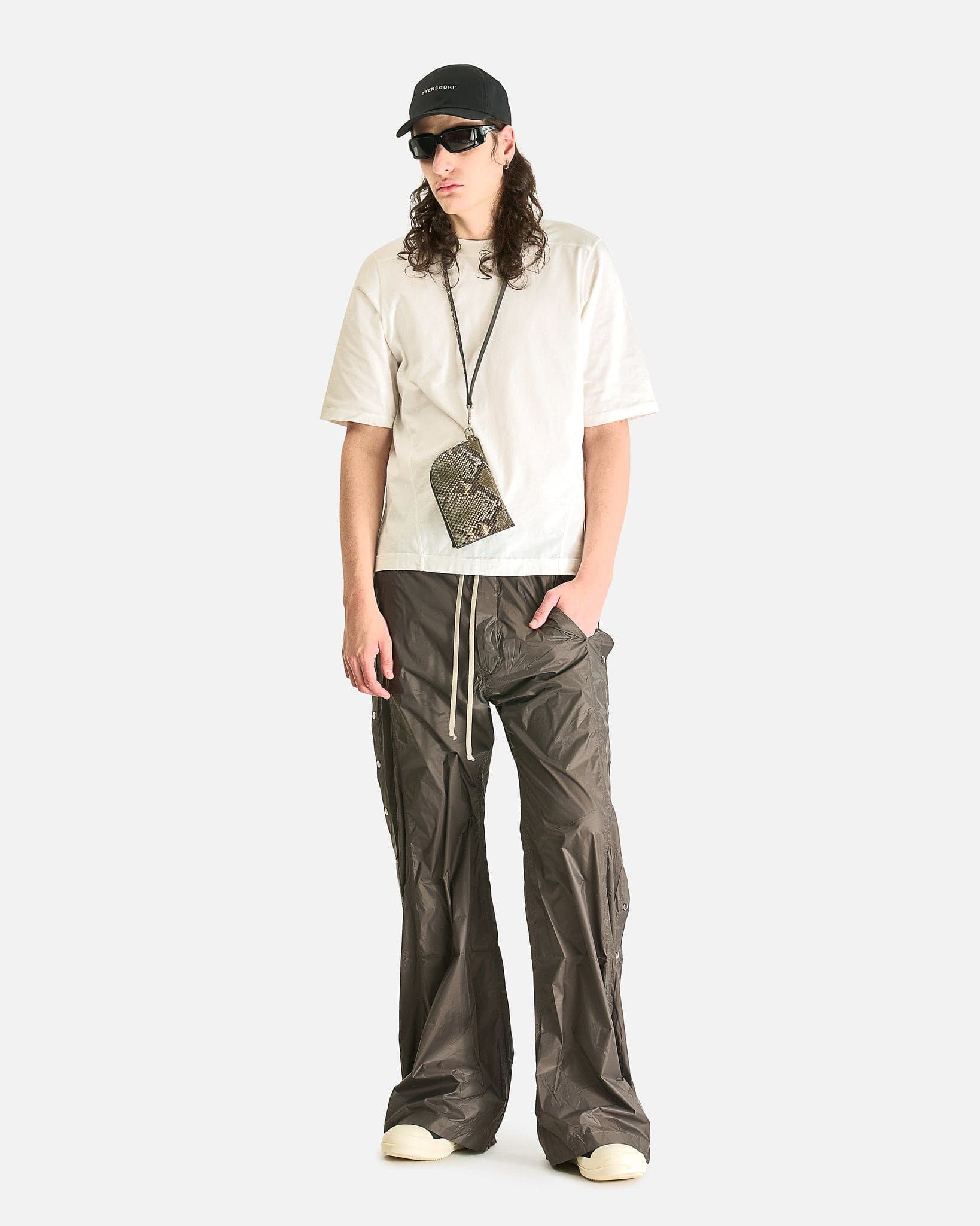 Rick Owens DRKSHDW Men's T-Shirts OS Walrus T in Milk