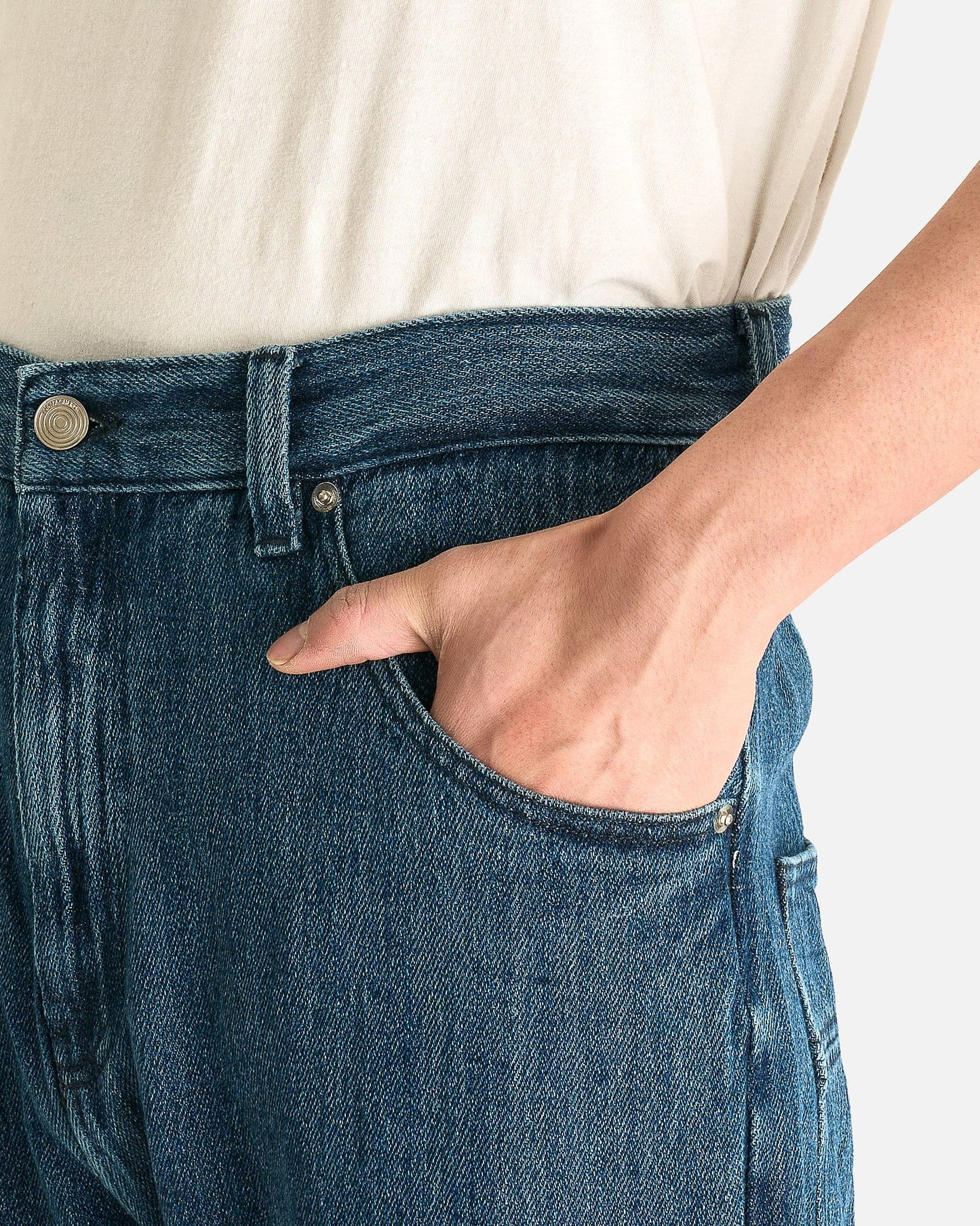 NAMACHEKO Men's Jeans Warkworth Denim Jeans in Ocean Blue