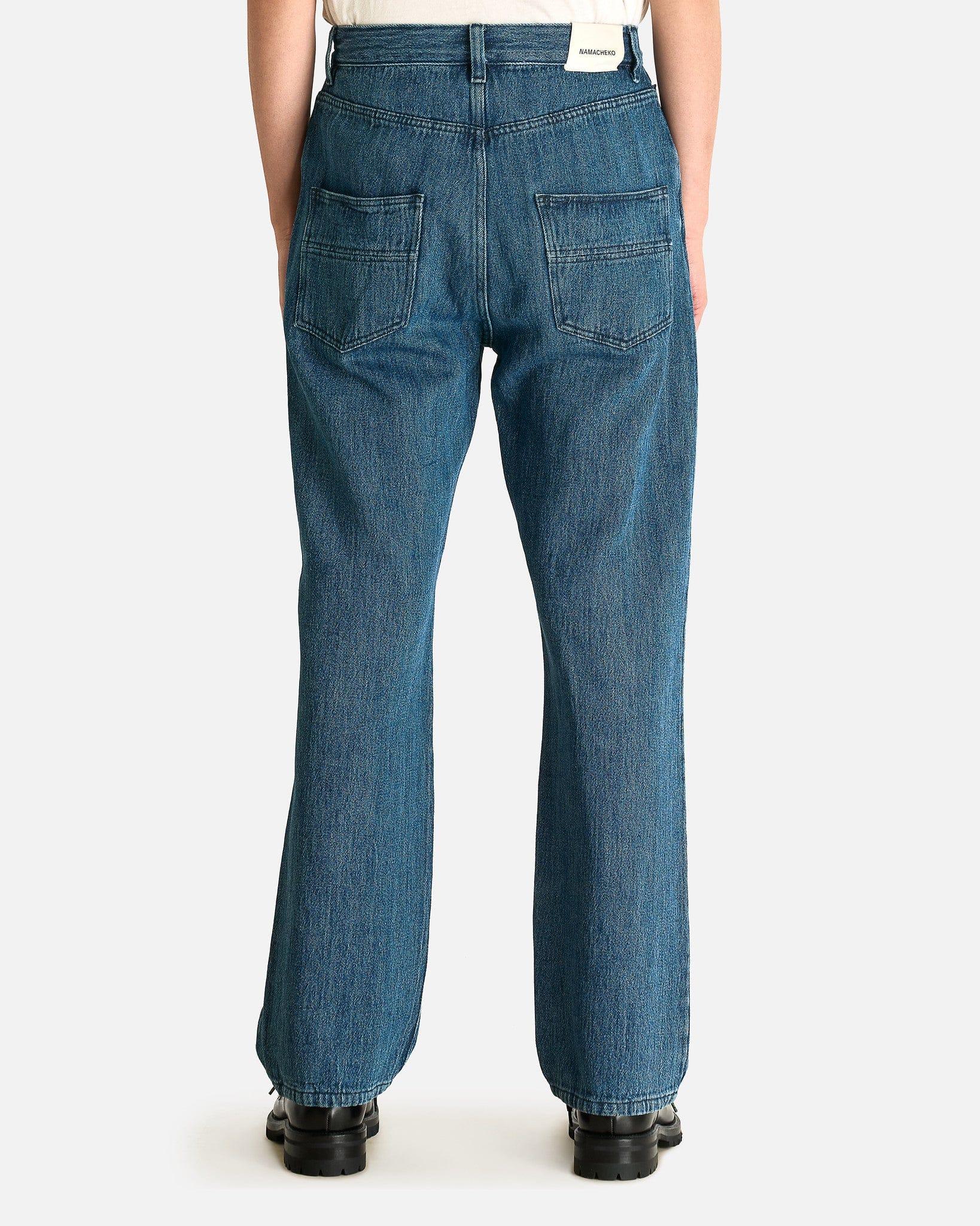 NAMACHEKO Men's Jeans Warkworth Denim Jeans in Ocean Blue