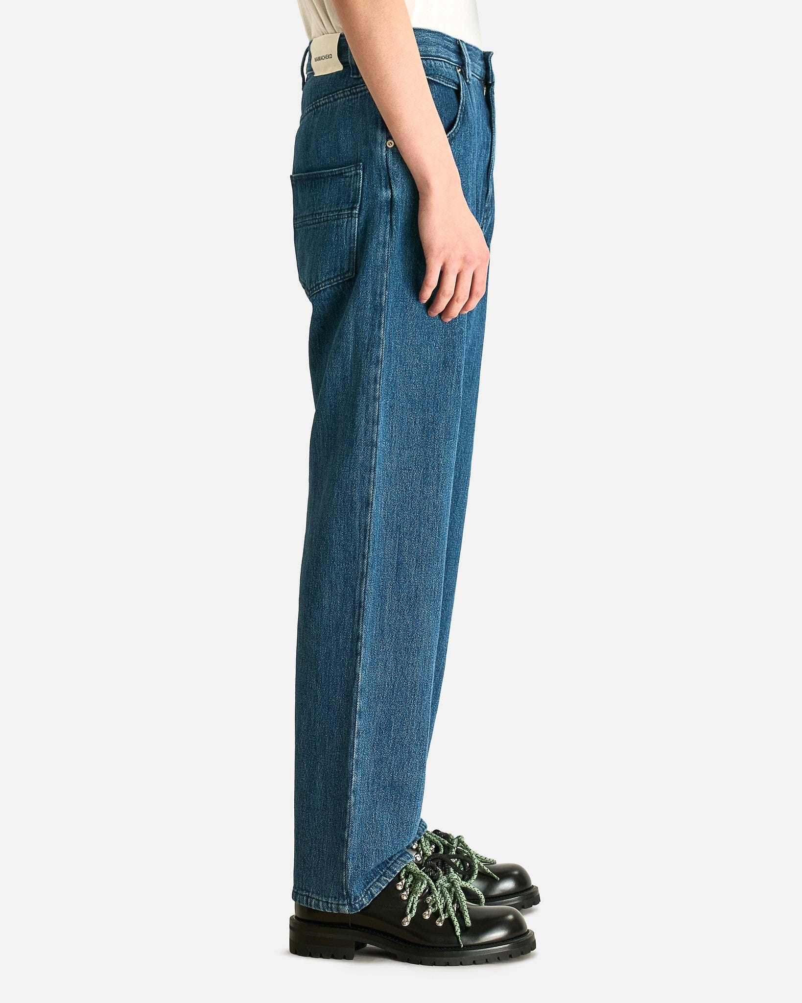 NAMACHEKO Men's Jeans Warkworth Denim Jeans in Ocean Blue