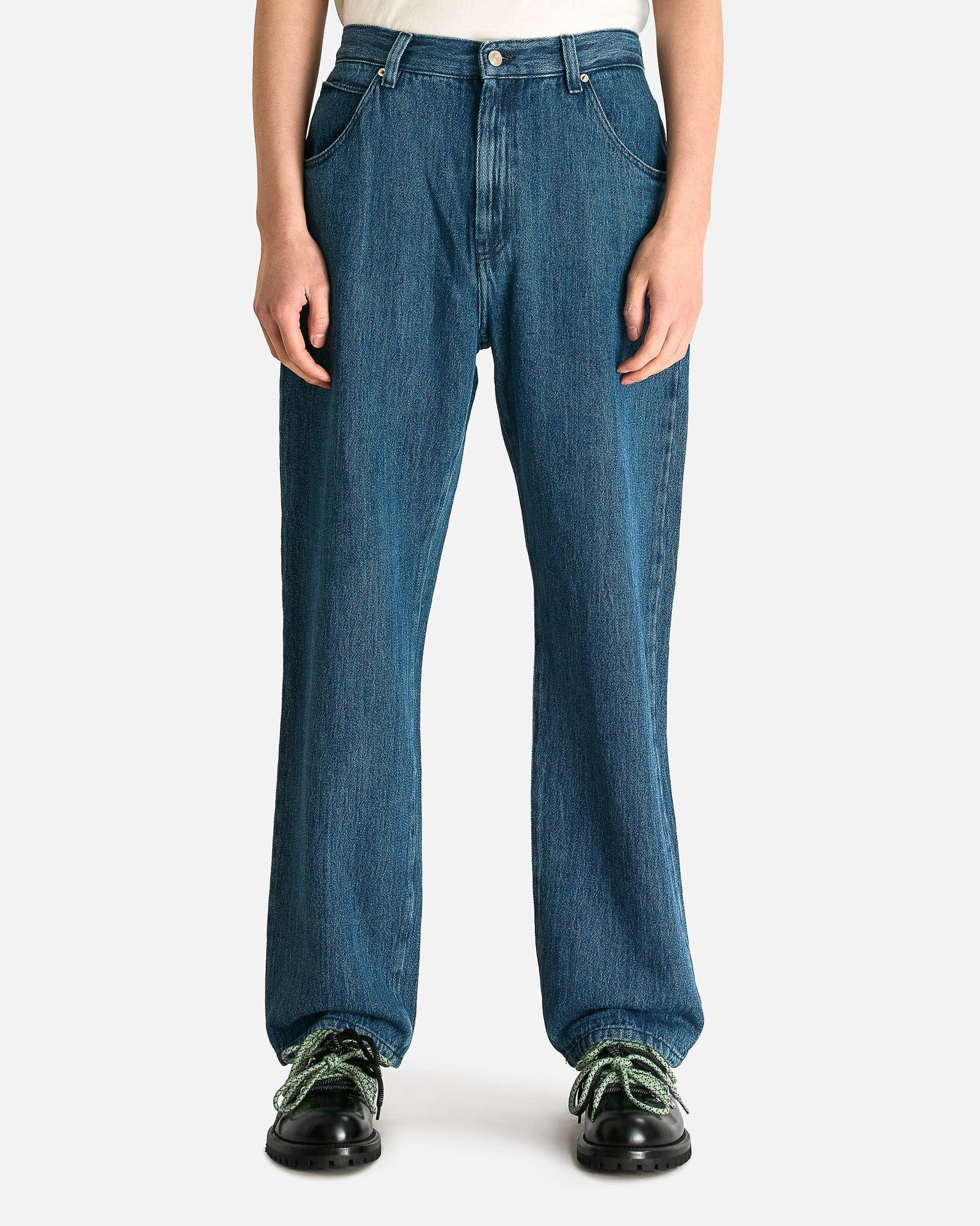 NAMACHEKO Men's Jeans Warkworth Denim Jeans in Ocean Blue