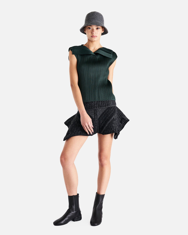 Paolina Russo Women Skirts Warrior Mini Skirt in Black/Grey