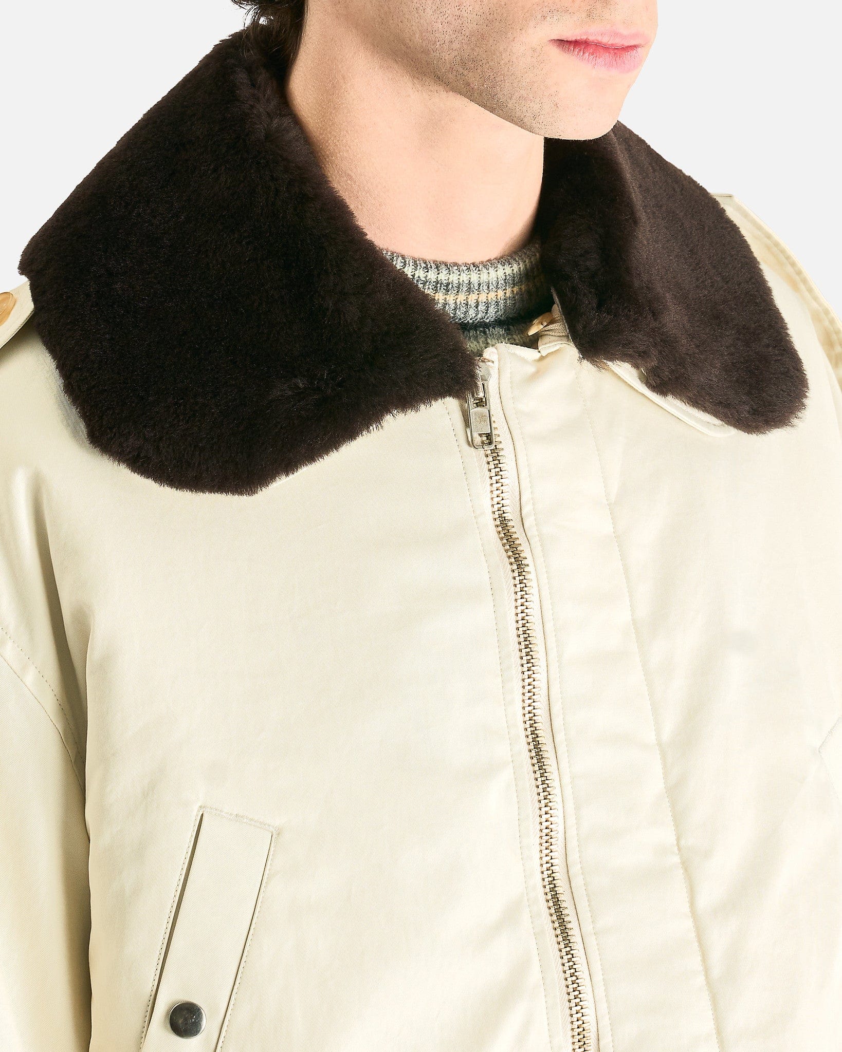 Washed Finx Cotton Gabardine Flight Blouson | 오라리 | FETCHING