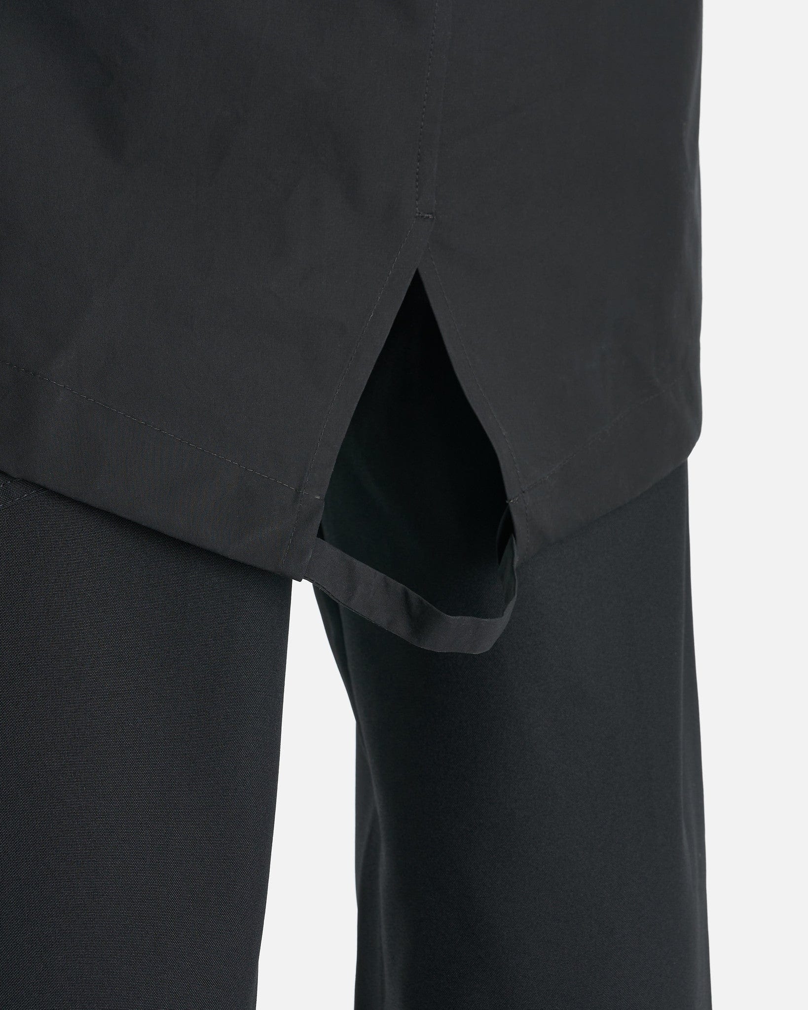 Jil Sander Men's Jackets Water Repellent Cotton Logo Parka 01 in Black