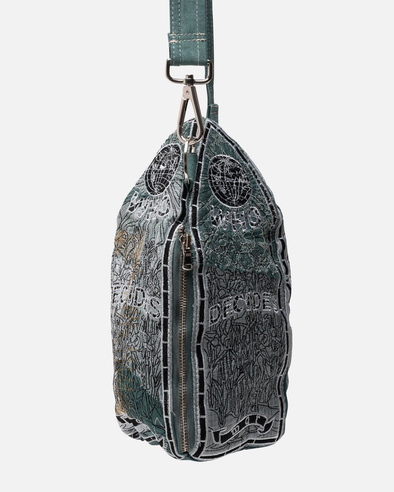 Who Decides War Men's Bags O/S WDW Bullet Bag in Denim