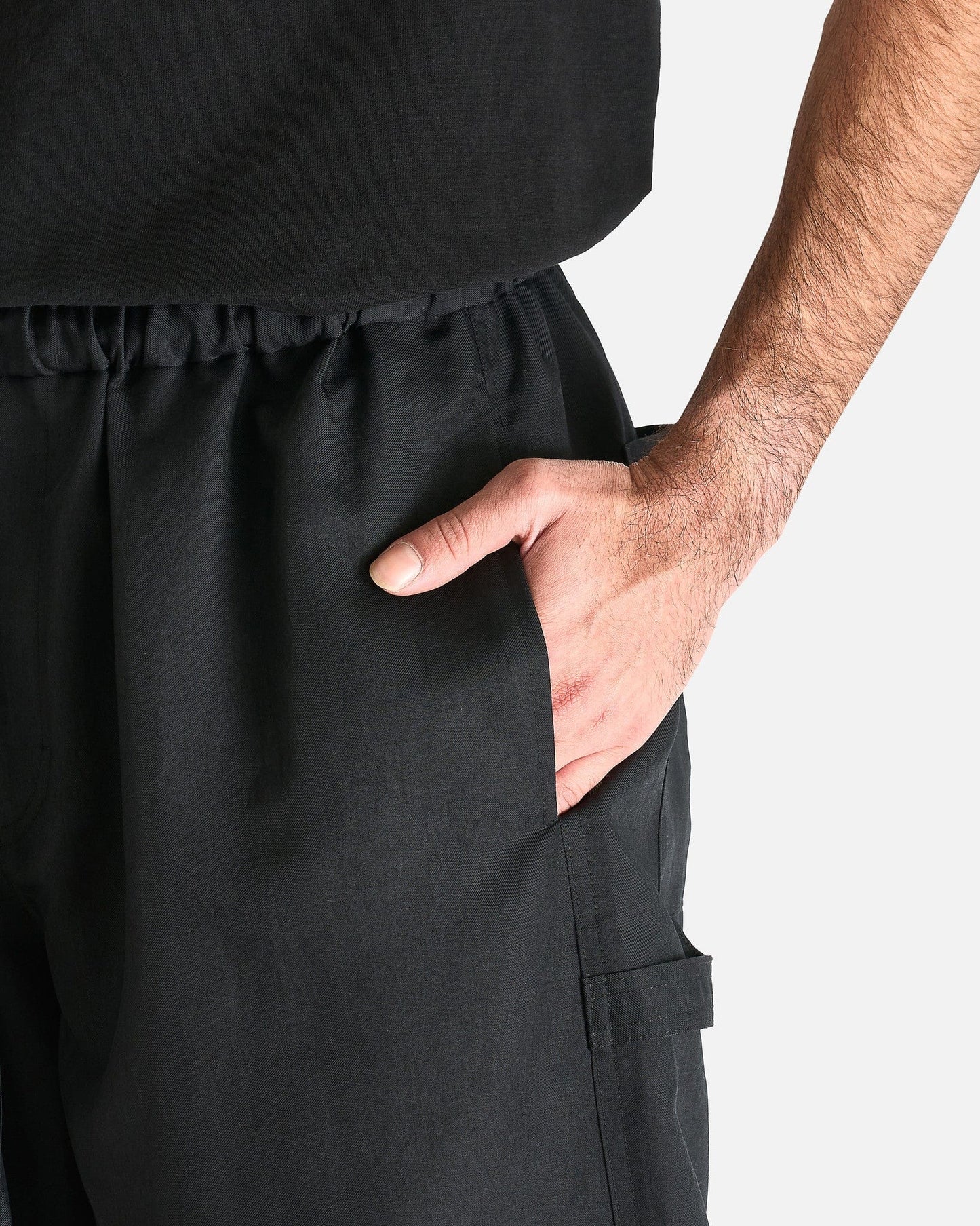 AUBERO Men's Pants Westside Pant in Off Black