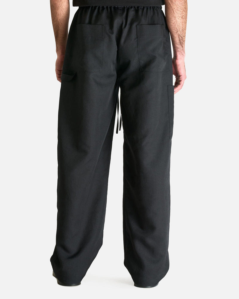AUBERO Men's Pants Westside Pant in Off Black