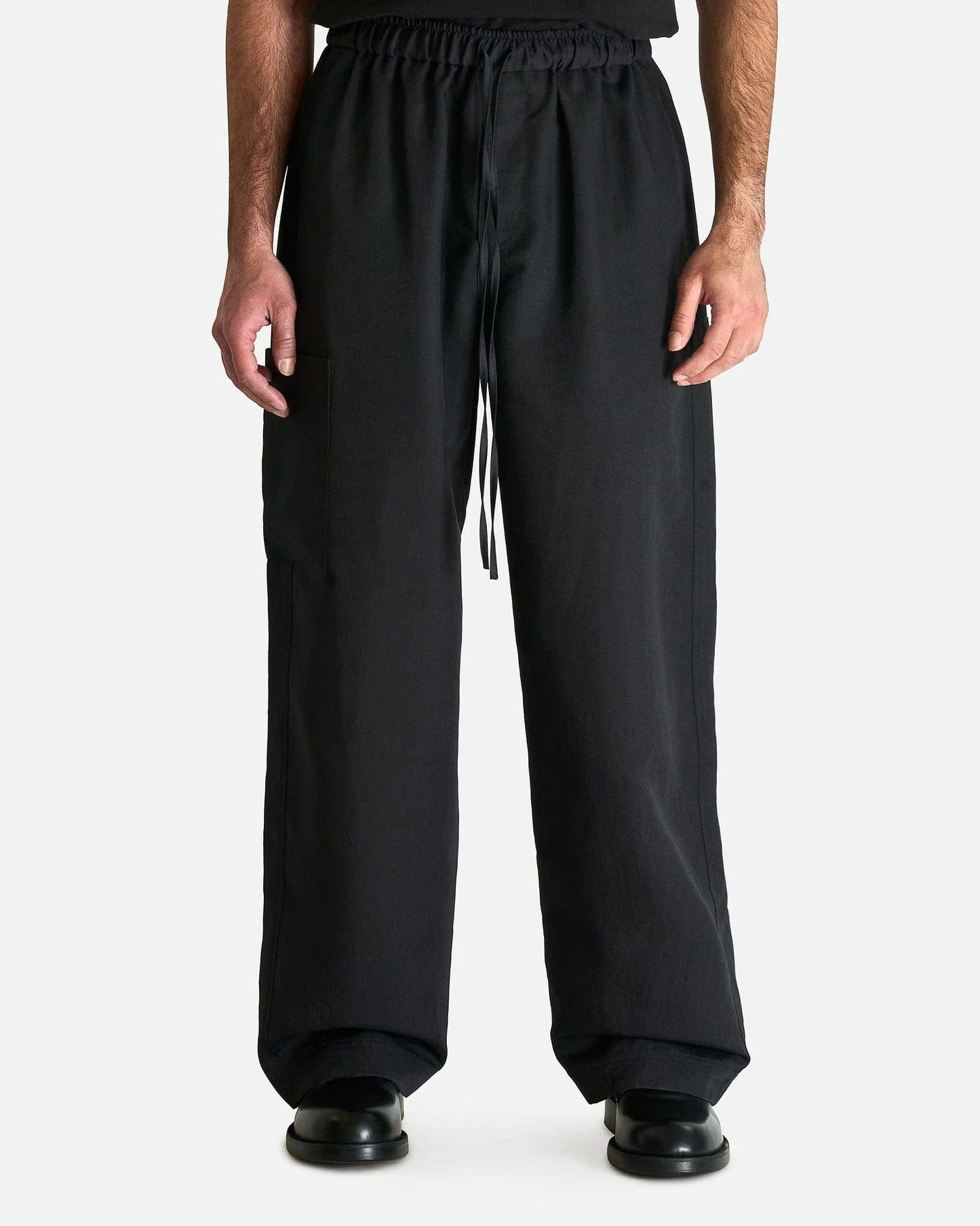 AUBERO Men's Pants Westside Pant in Off Black