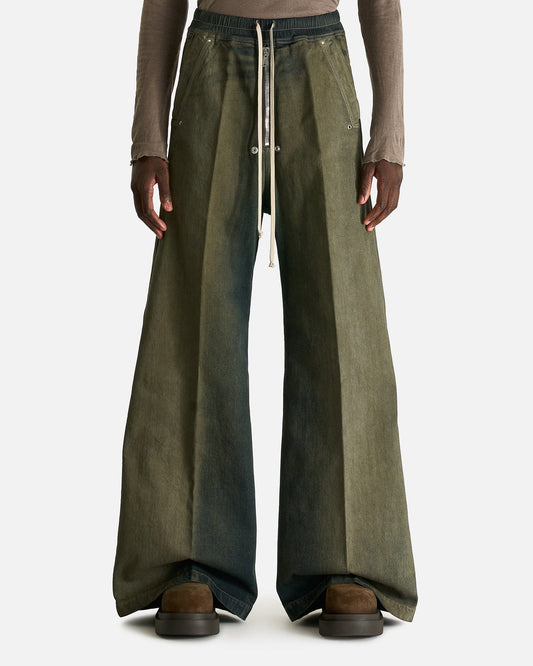 Rick Owens Men's Pants Wide Bela in Darkdust Degrade