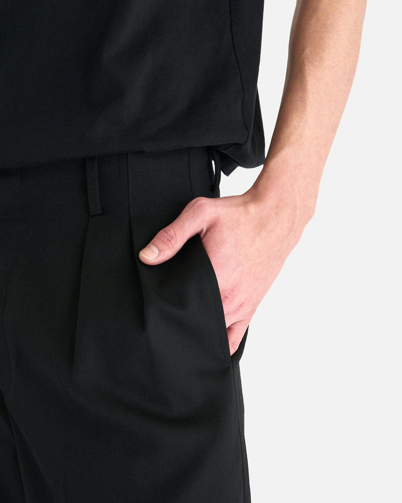 Wide Leg Flare Trouser in Black SVRN Wide Leg Flare Trouser in Black SVRN