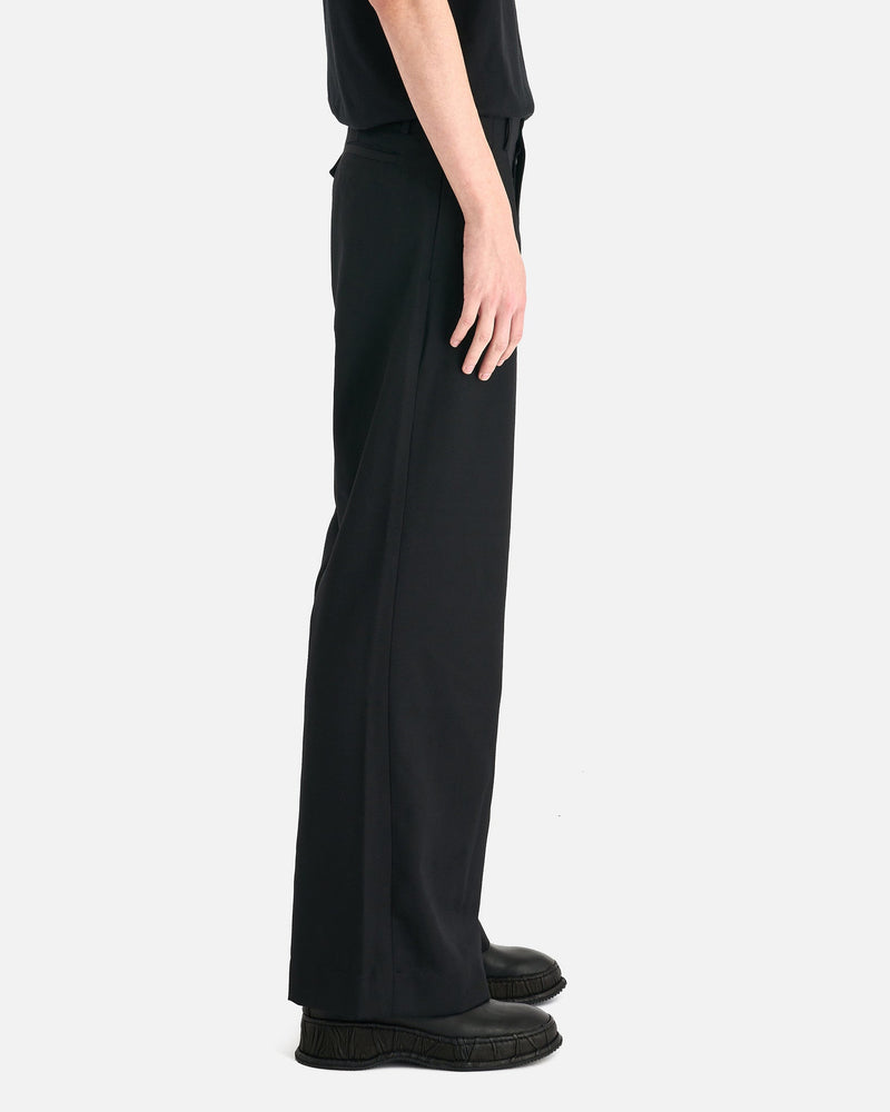 Wide Leg Flare Trouser in Black SVRN Wide Leg Flare Trouser in Black SVRN