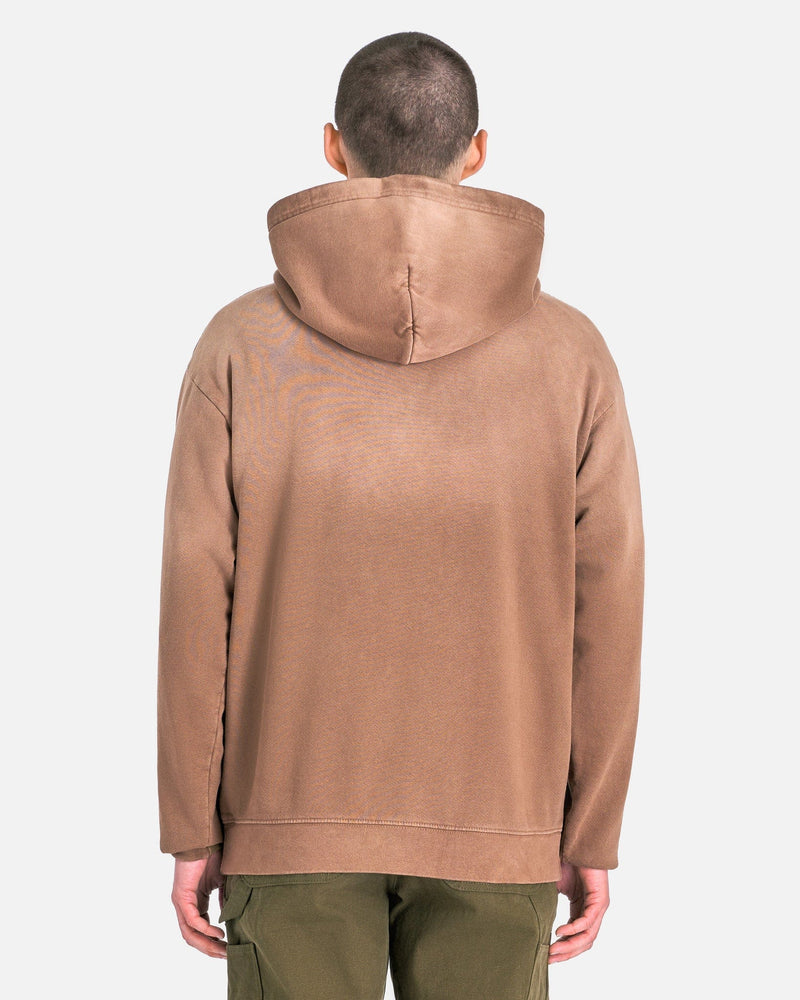 One of These Days Men's Sweatshirts Wild West Hooded Sweatshirt in Mustang Brown