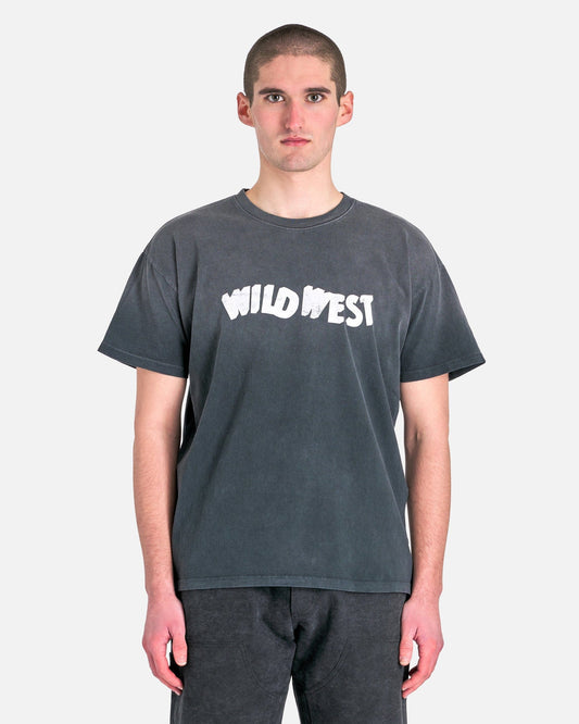 One of These Days Men's T-Shirts Wild West Tee in Washed Black