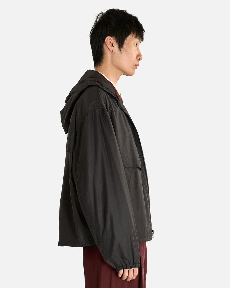 Lemaire Men's Jackets Windbreaker in Ash Black
