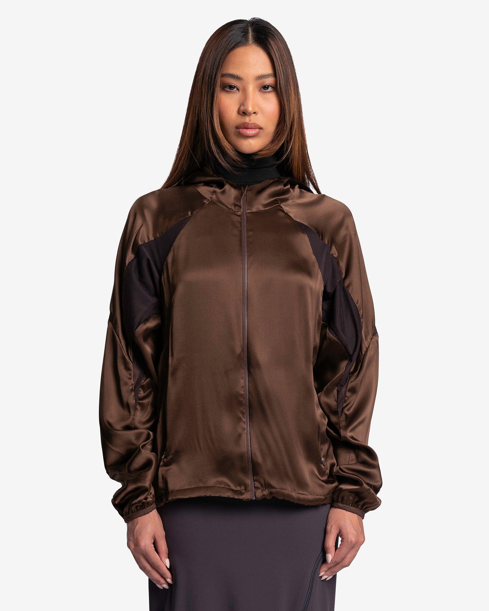 POST ARCHIVE FACTION (P.A.F) Women Jackets Women's 5.0+ Technical Jacket Right in Silk Brown