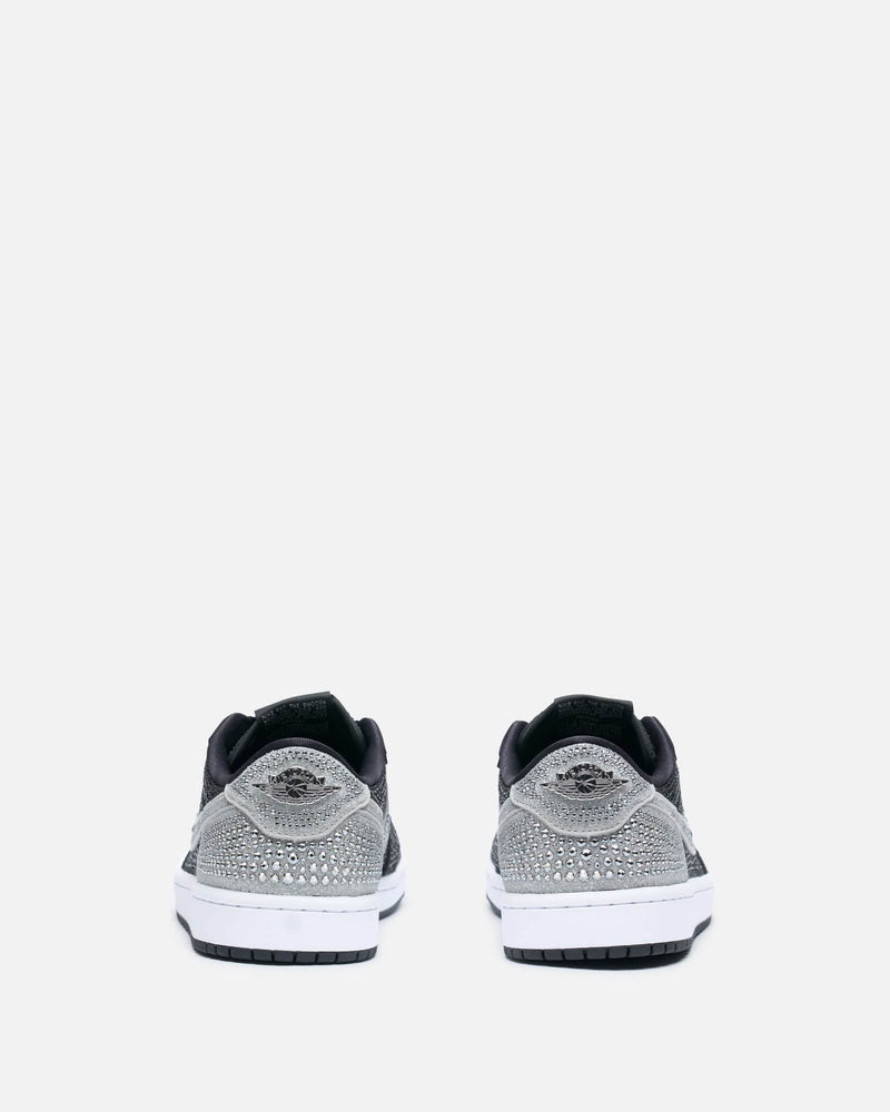 JORDAN Men's Sneakers Women's Air Jordan 1 Low OG with Swarovski® Crystals in Stealth